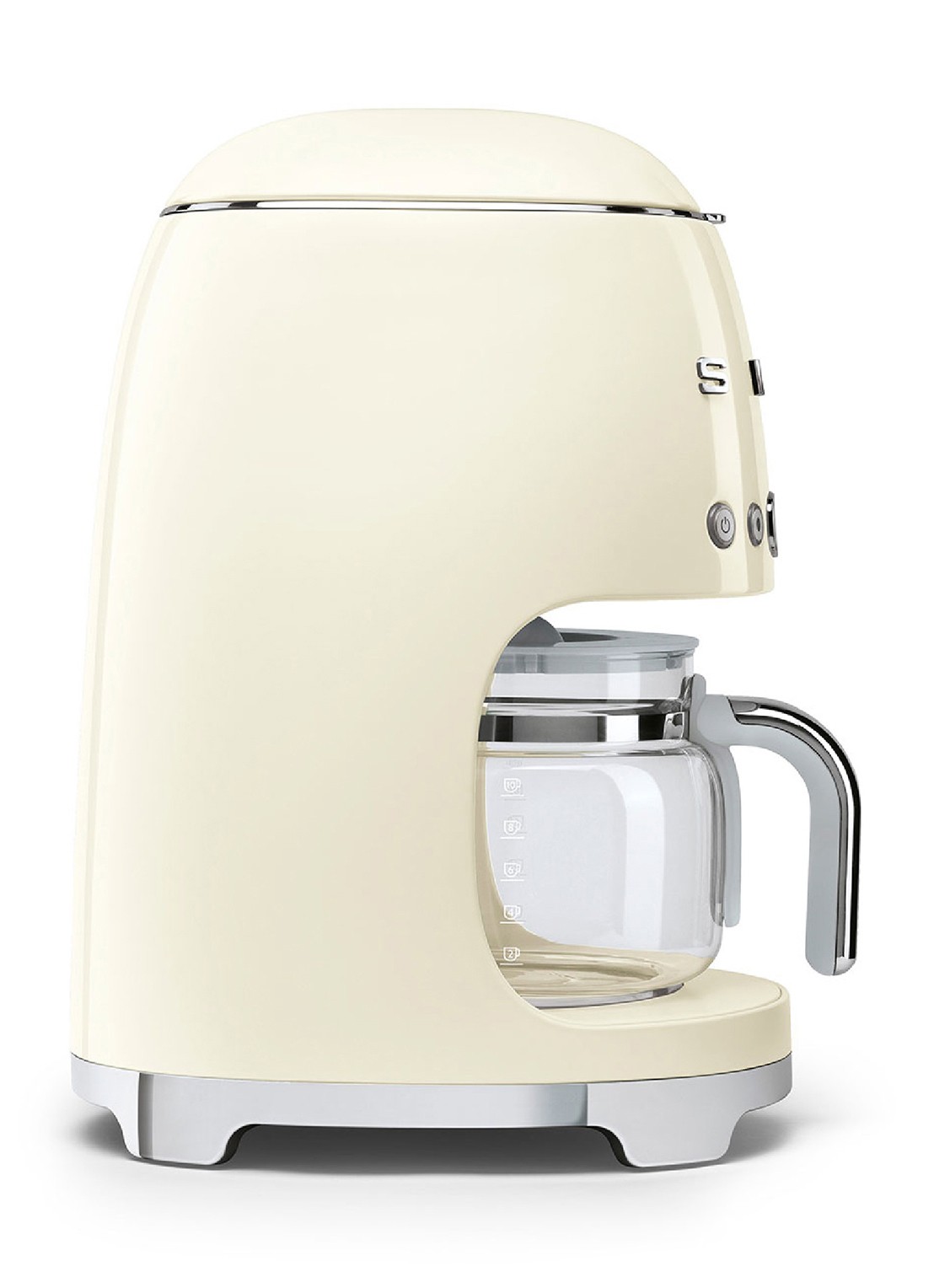 SMEG 50's Style filterkoffiemachine DCF02CREU - achterkant 4 crème