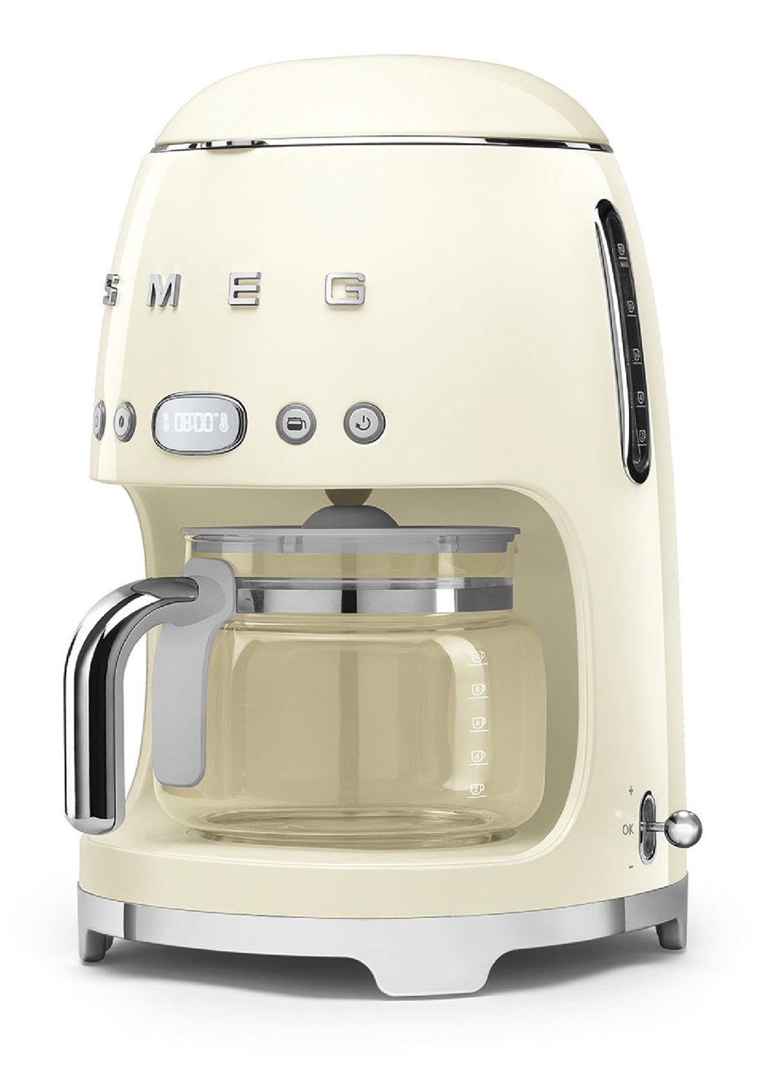 SMEG 50's Style filterkoffiemachine DCF02CREU - detail crème