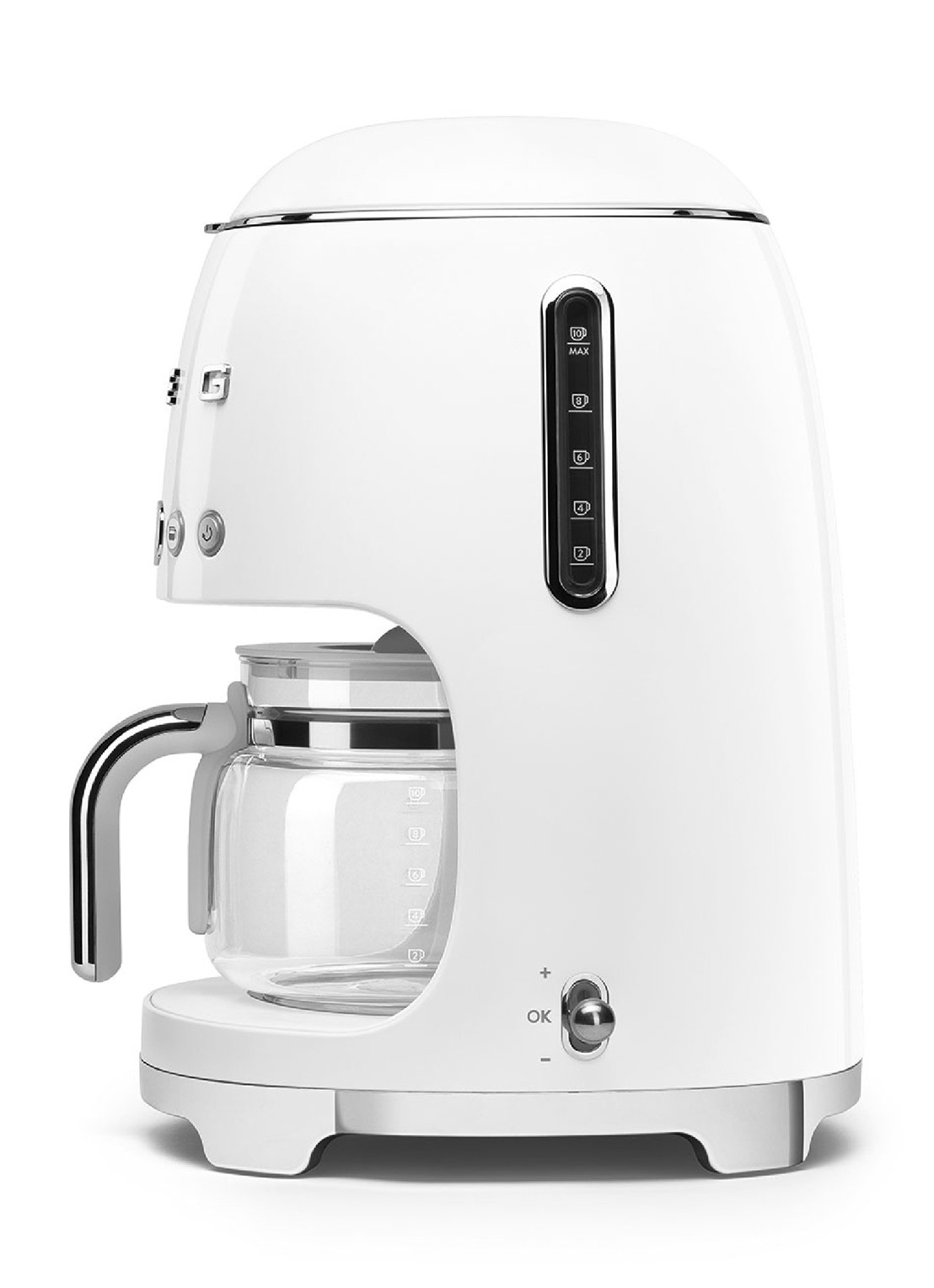 SMEG 50's Style filterkoffiemachine DCF02WHEU - voorkant 4 wit
