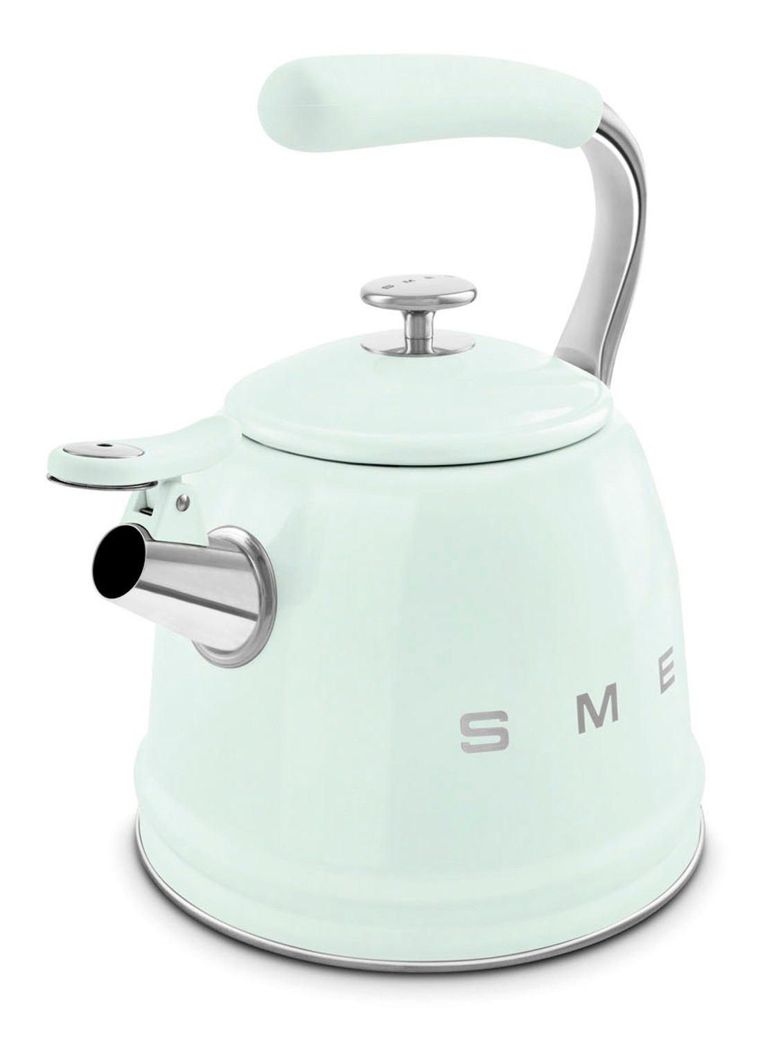 SMEG 50's Style fluitketel 2,3 liter WKF01 - voorkant 2 zeegroen