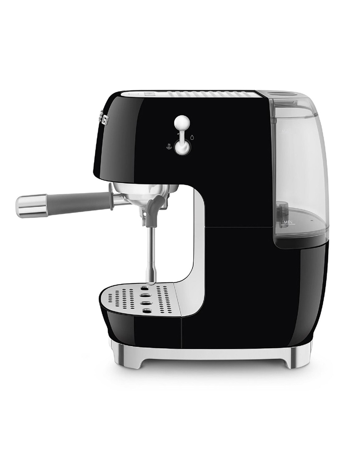 SMEG 50's Style handmatige espressomachine ECF03 - achterkant 4 zwart