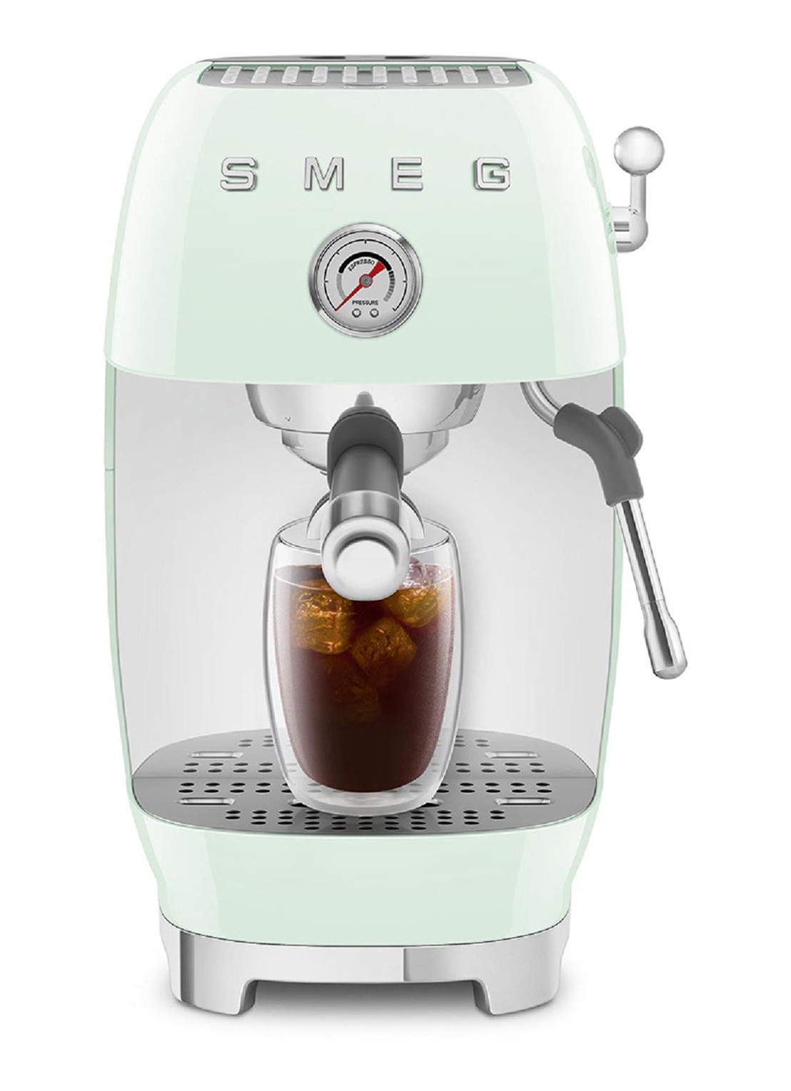 SMEG 50's Style handmatige espressomachine ECF03 - detail 3 mint