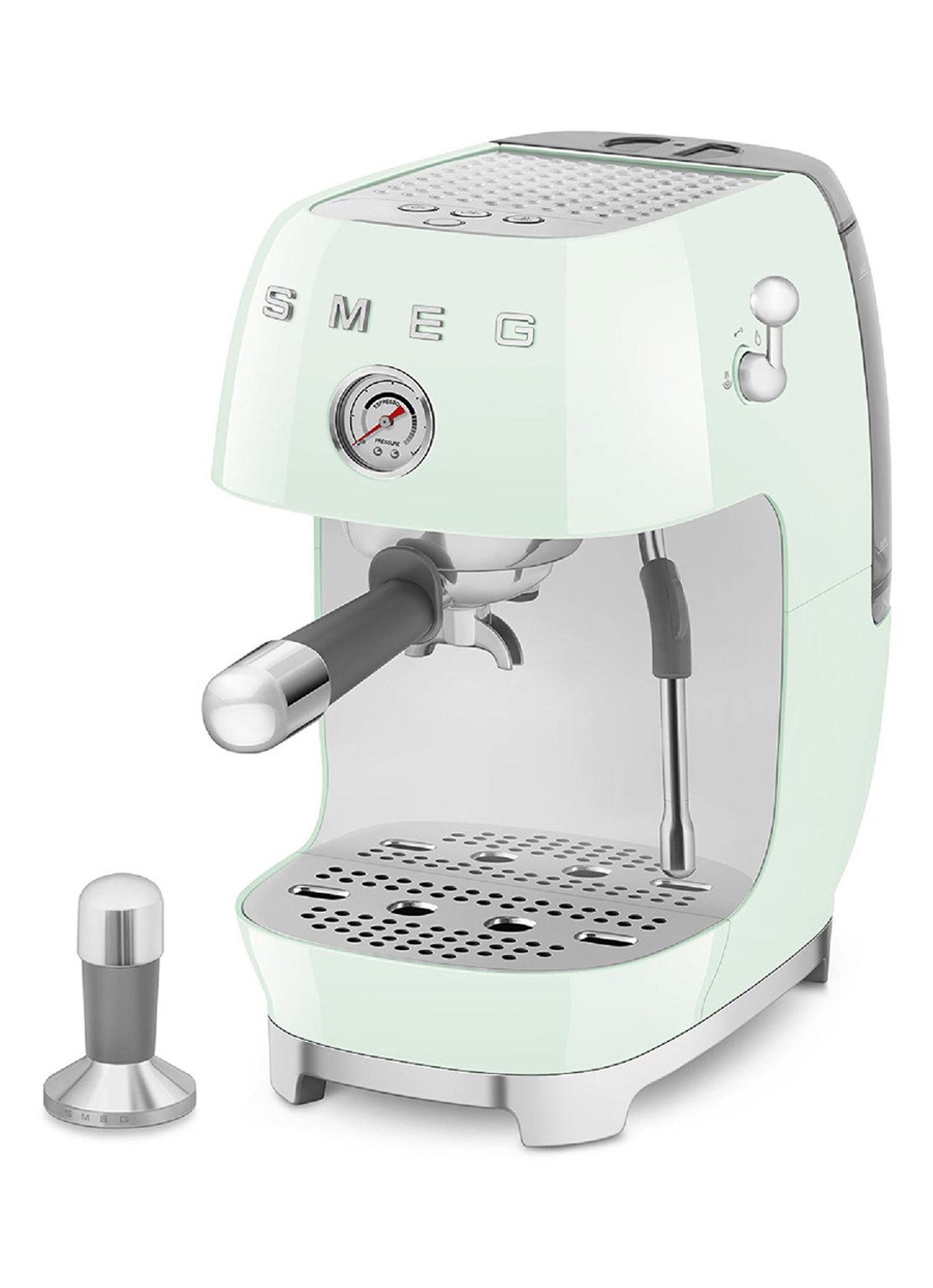 SMEG 50's Style handmatige espressomachine ECF03 - voorkant 2 mint
