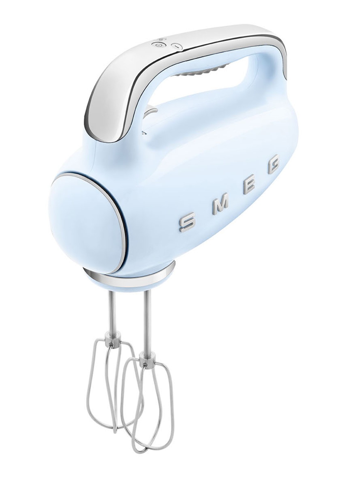SMEG 50's Style handmixer HMF01PBEU - detail 4 pastelblauw