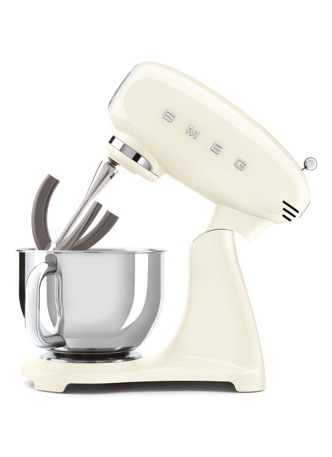 SMEG 50's Style keukenmachine 4,8 liter SMF03CREU - voorkant 2 crème