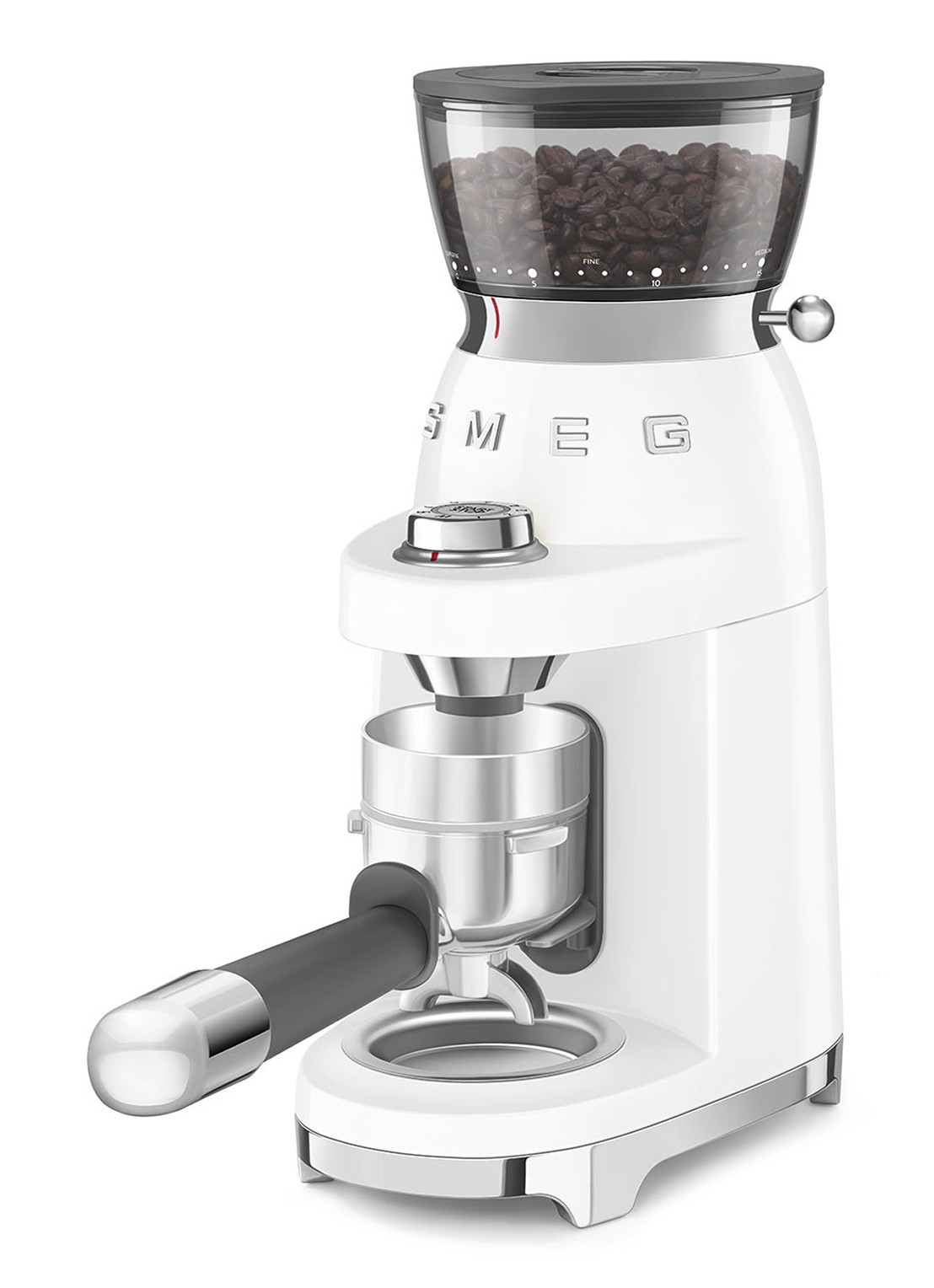 SMEG 50's Style koffiemolen CGF03 - achterkant 3 wit