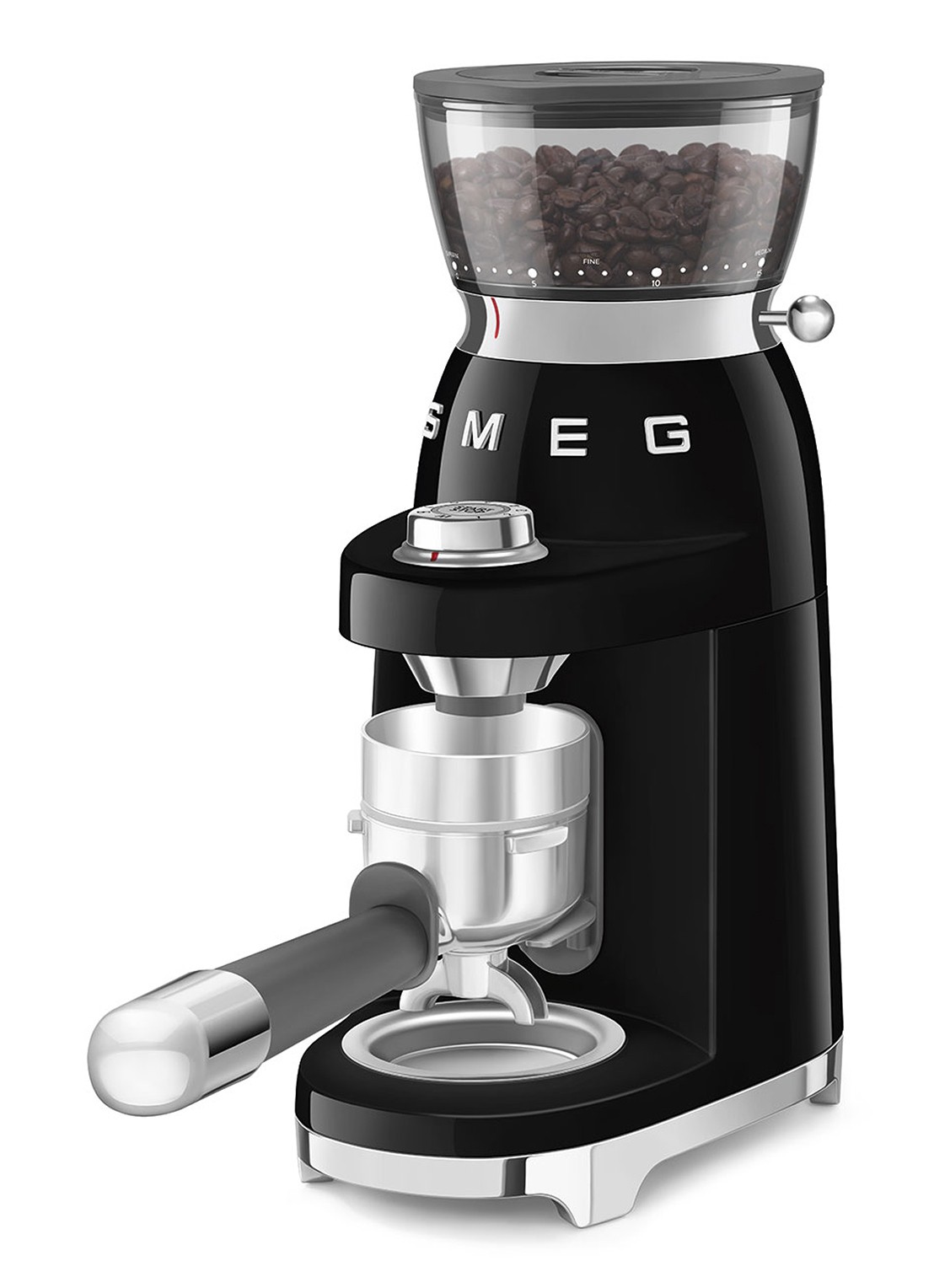 SMEG 50's Style koffiemolen CGF03 - achterkant 4 zwart