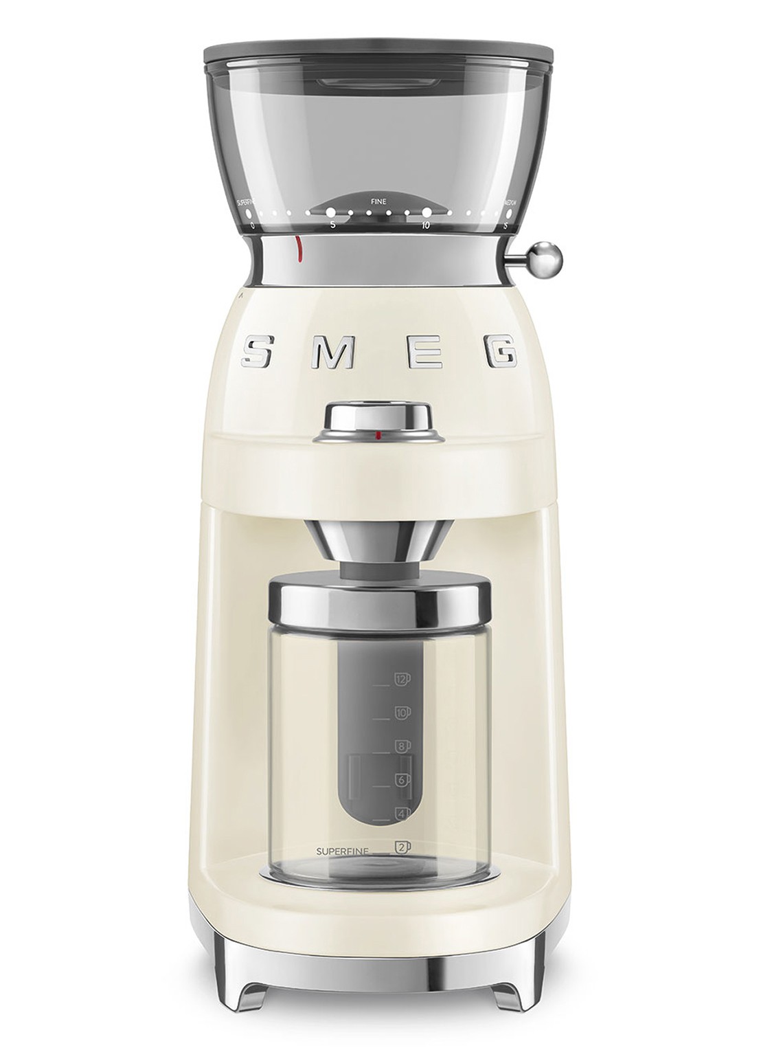 SMEG 50's Style koffiemolen CGF03 - voorkant beige