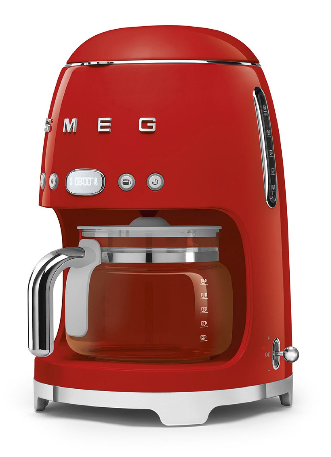 SMEG 50's Style koffiezetapparaat DCF02RDEU - detail 3 rood