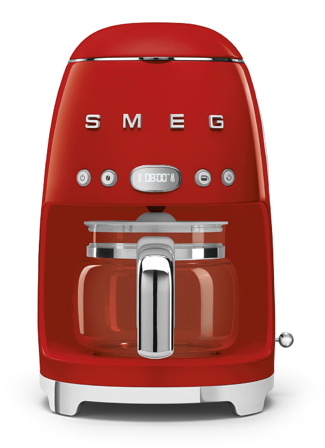 SMEG 50's Style koffiezetapparaat DCF02RDEU - voorkant rood