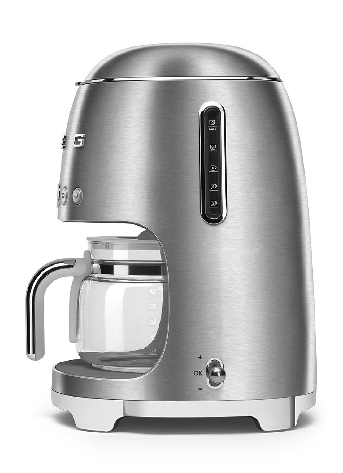 SMEG 50's Style koffiezetapparaat DCF02SSEU - voorkant 3 rvs