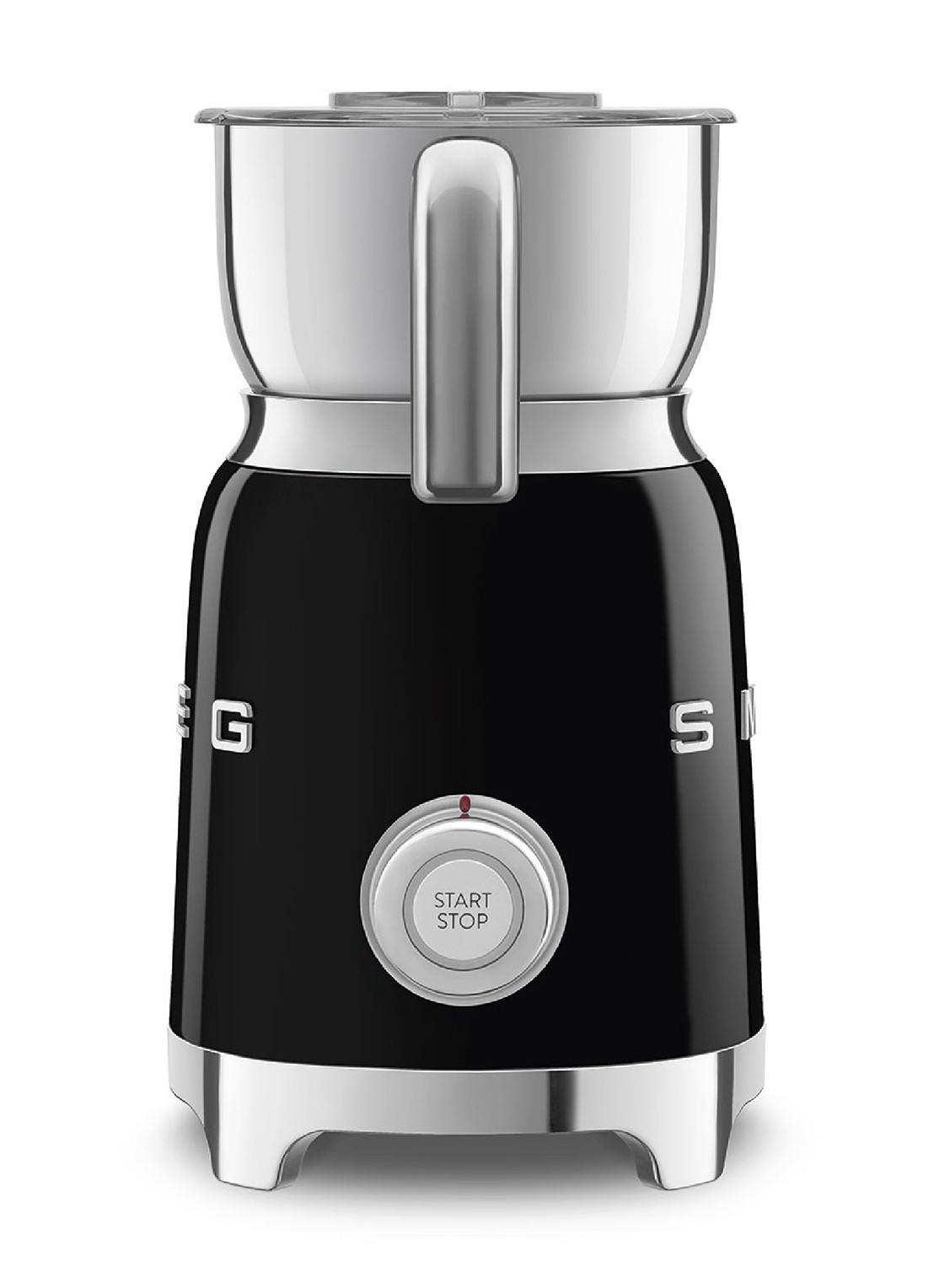 SMEG 50's Style melkopschuimer 600 ml MFF11BLEU - voorkant 3 zwart
