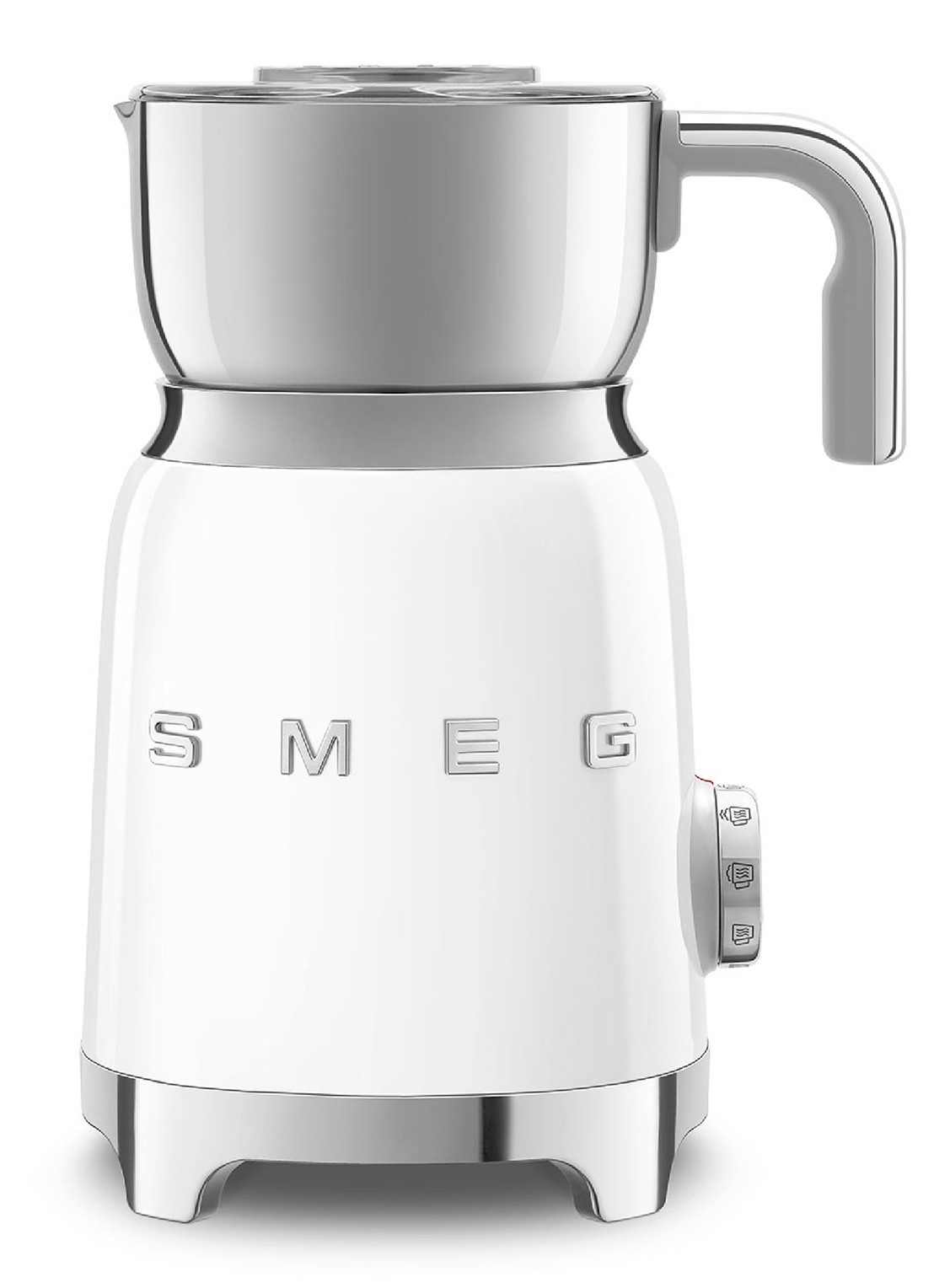 SMEG 50's Style Melkopschuimer 600 ml - voorkant wit