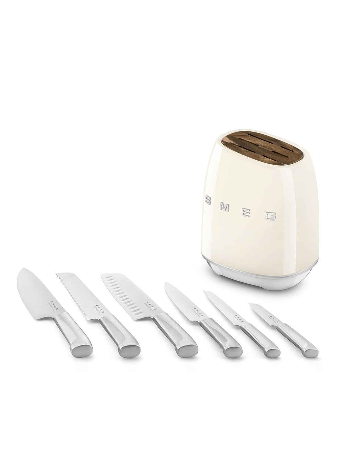 SMEG 50's Style messenblok met messenset 6-delig - detail 5 beige