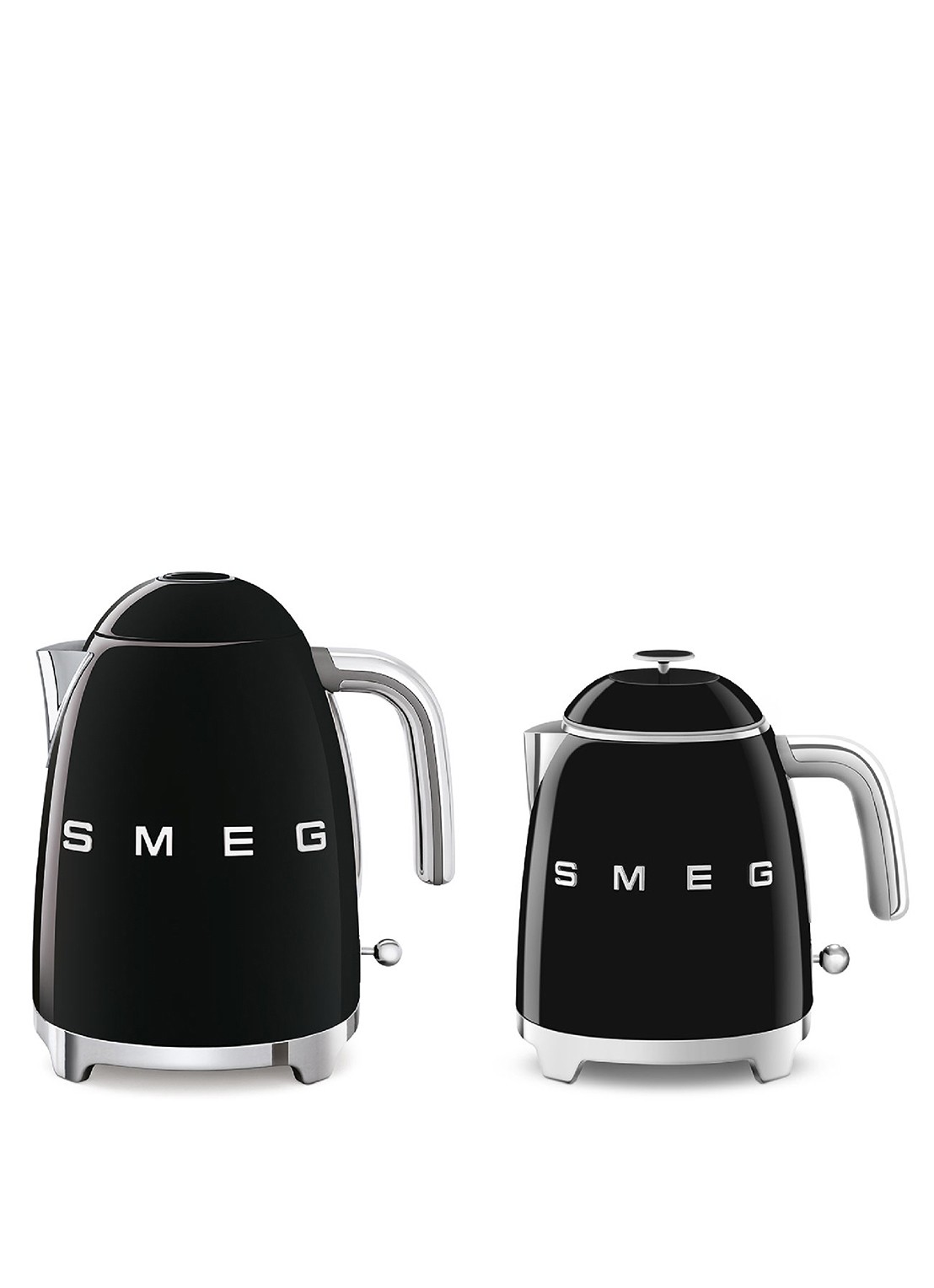 SMEG 50's Style Mini waterkoker 0,8 liter KLF05BLEU - detail 4 zwart
