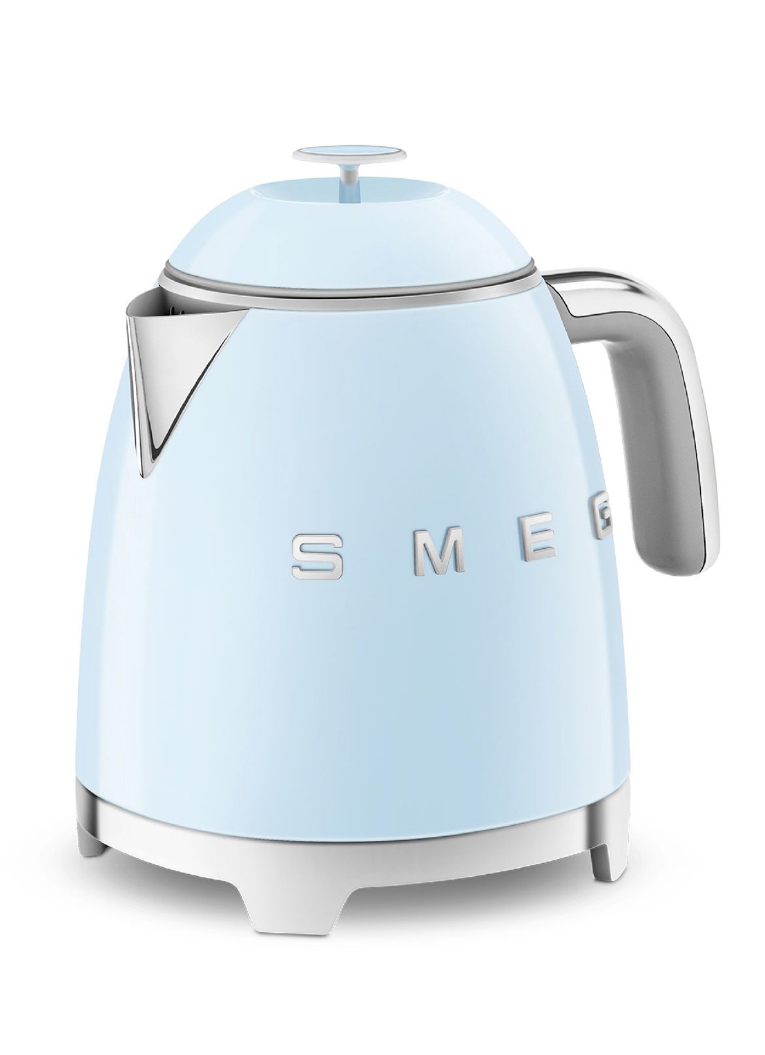 SMEG 50's Style Mini waterkoker 0,8 liter KLF05PBEU - voorkant 3 pastelblauw
