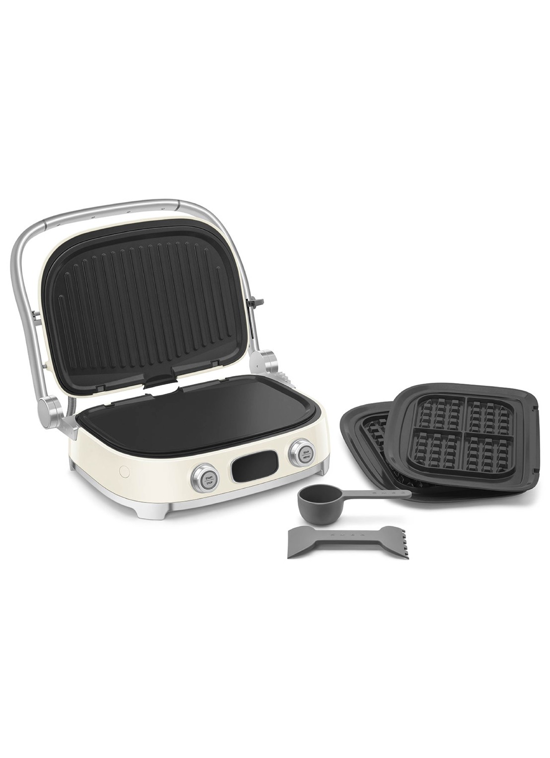 SMEG 50's Style multi grill MGF01CREU - detail 2 creme