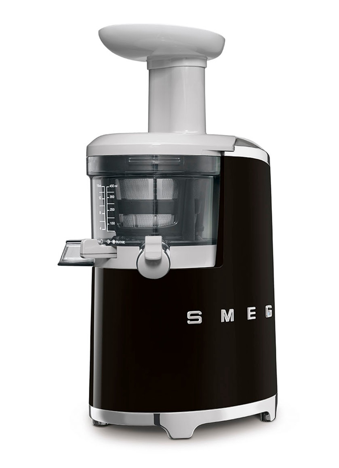 Smeg 50's Style sapcentrifuge 50 cl SJF01BLEU - detail zwart