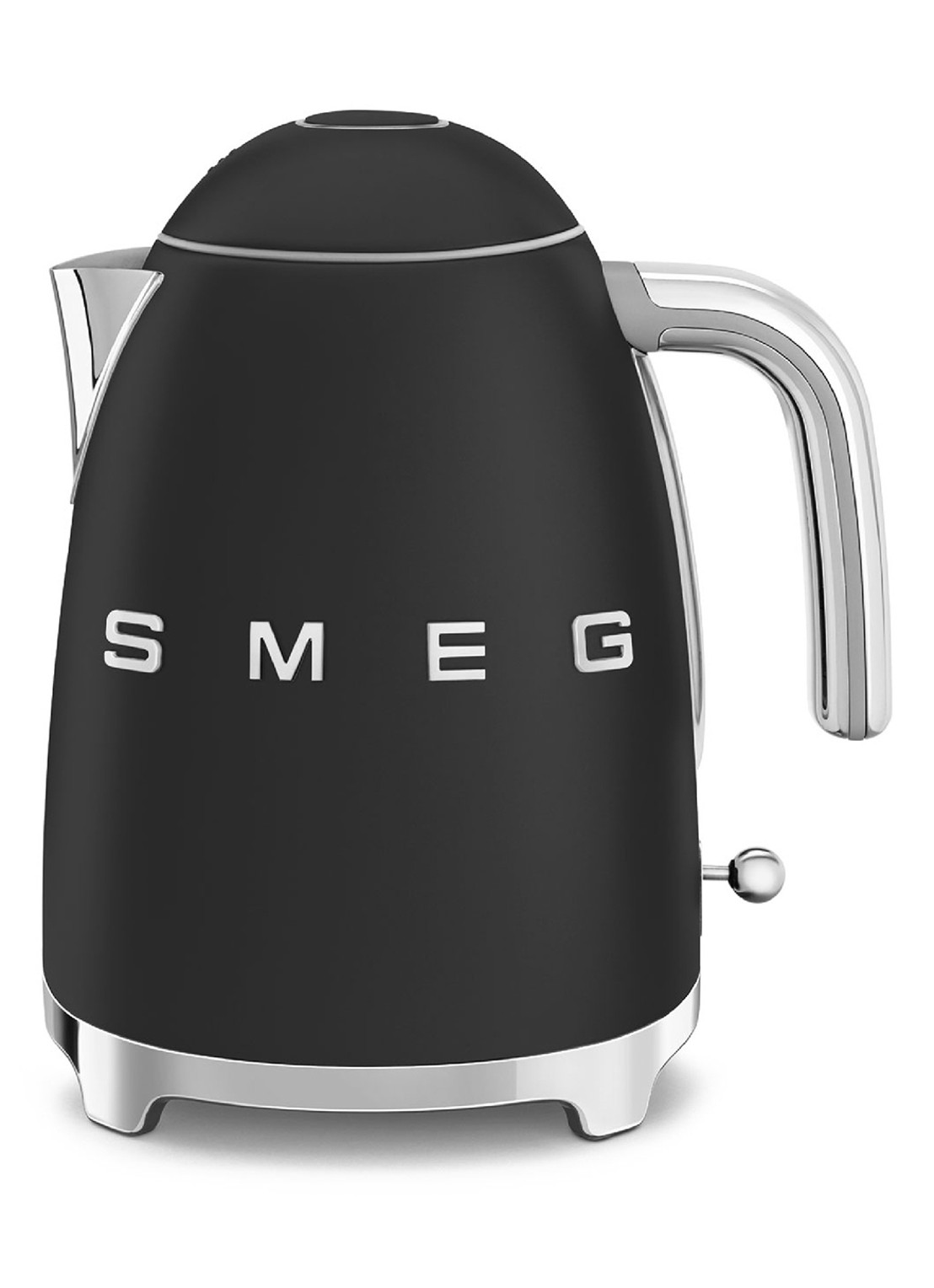 SMEG 50's Style waterkoker 1,7 liter KLF03BLMEU - voorkant 2 mat zwart