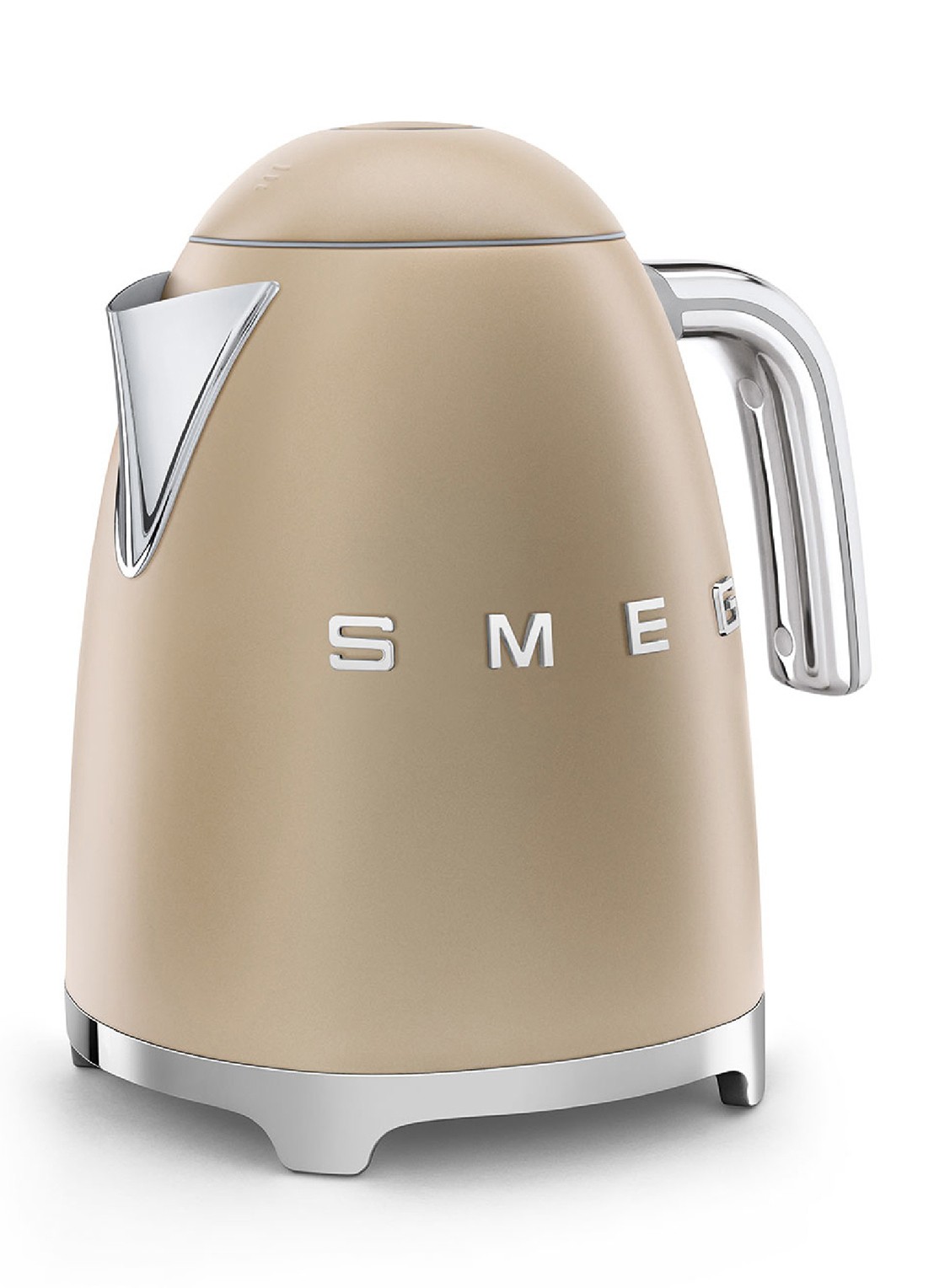 SMEG 50's Style Waterkoker 1,7 liter KLF03CHMEU - voorkant 3 champagne