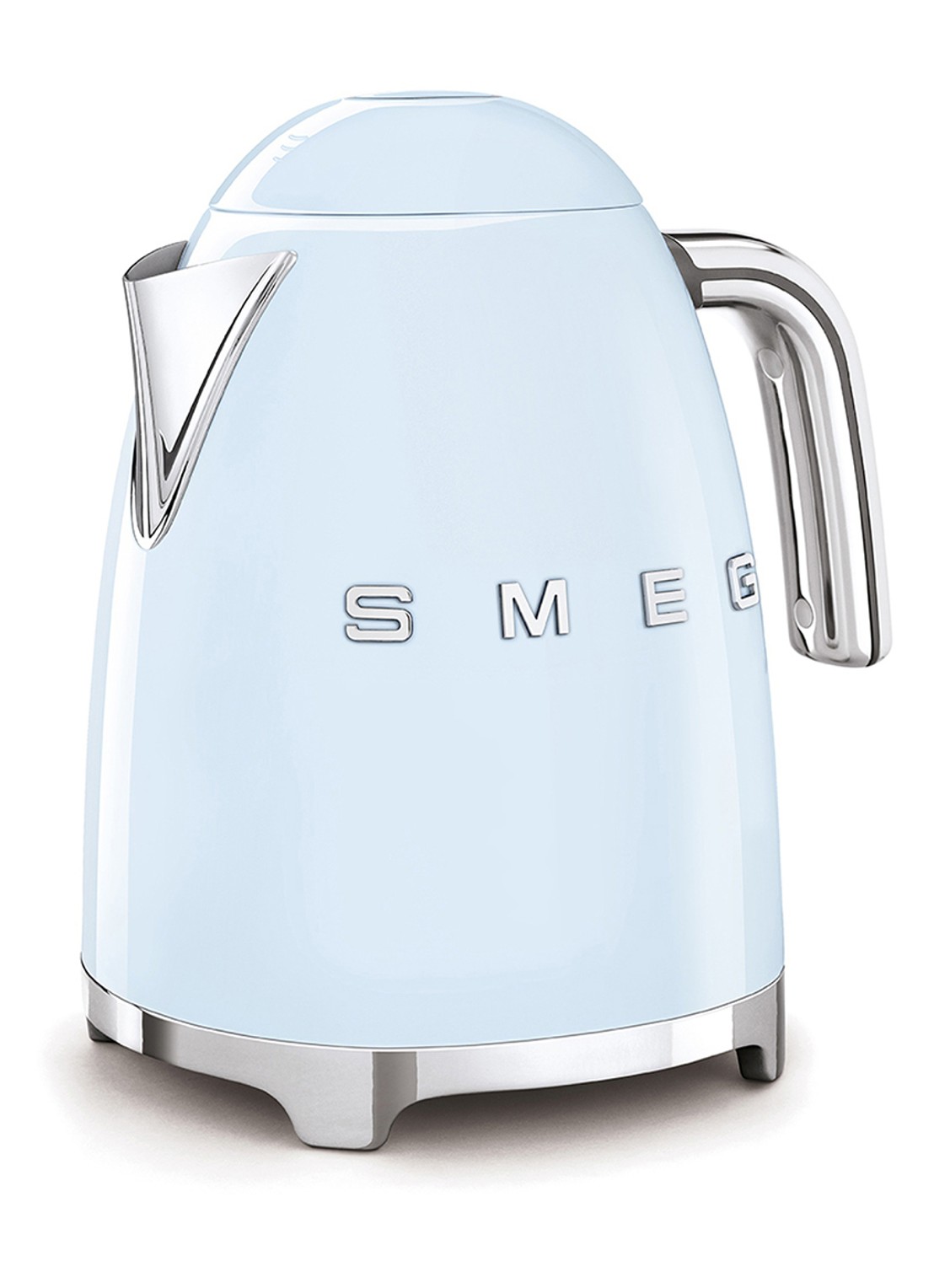 SMEG 50's Style waterkoker 1,7 liter KLF03PBEU - voorkant 3 pastelblauw