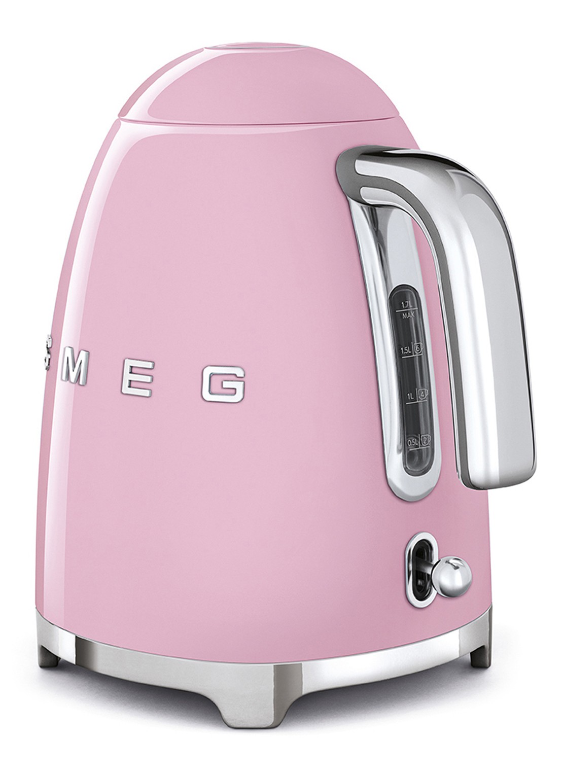 SMEG 50's Style waterkoker 1,7 liter KLF03PKEU  - achterkant 3 roze