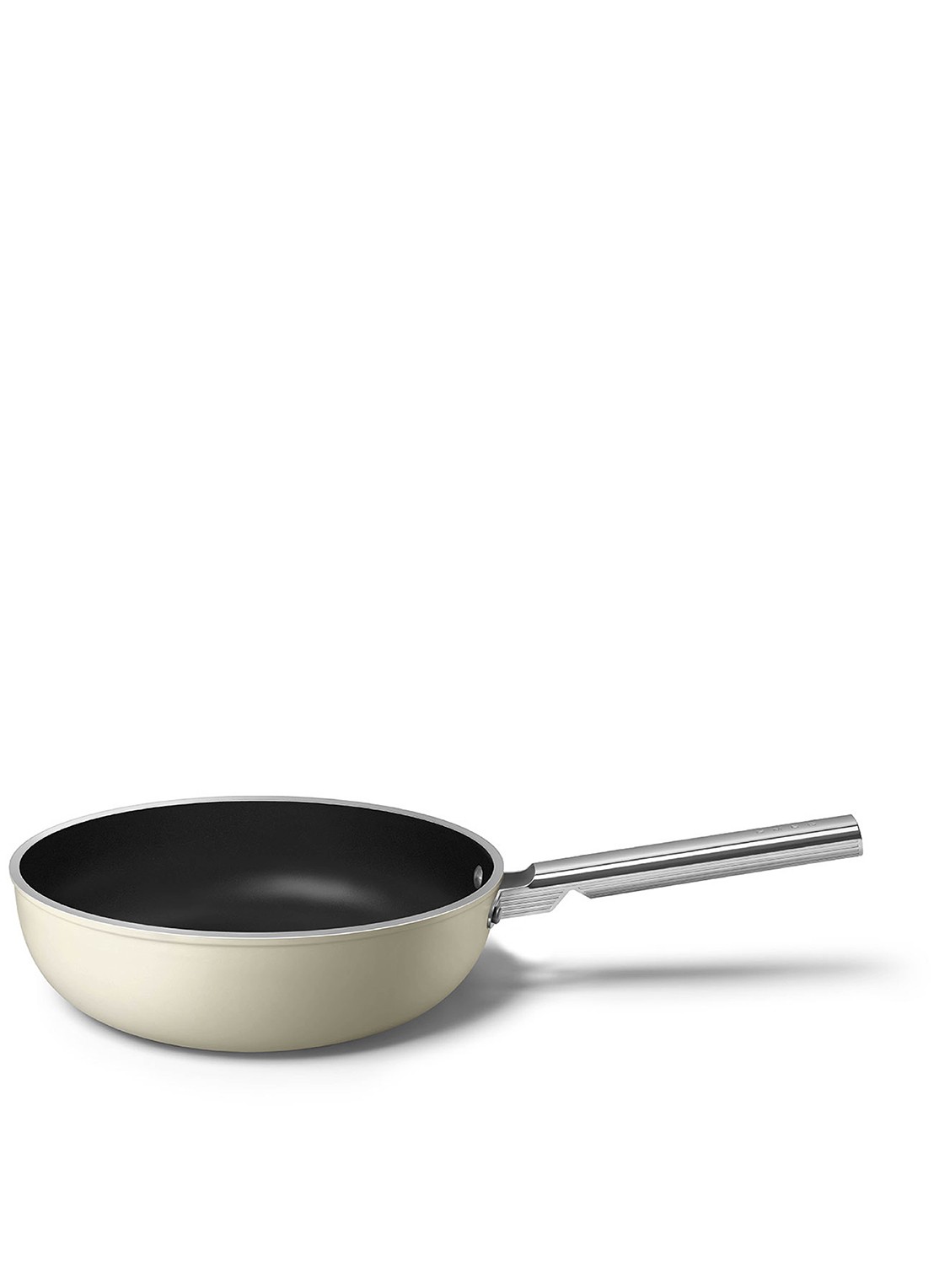 SMEG 50's Style wokpan Ø24 cm - voorkant 3 beige