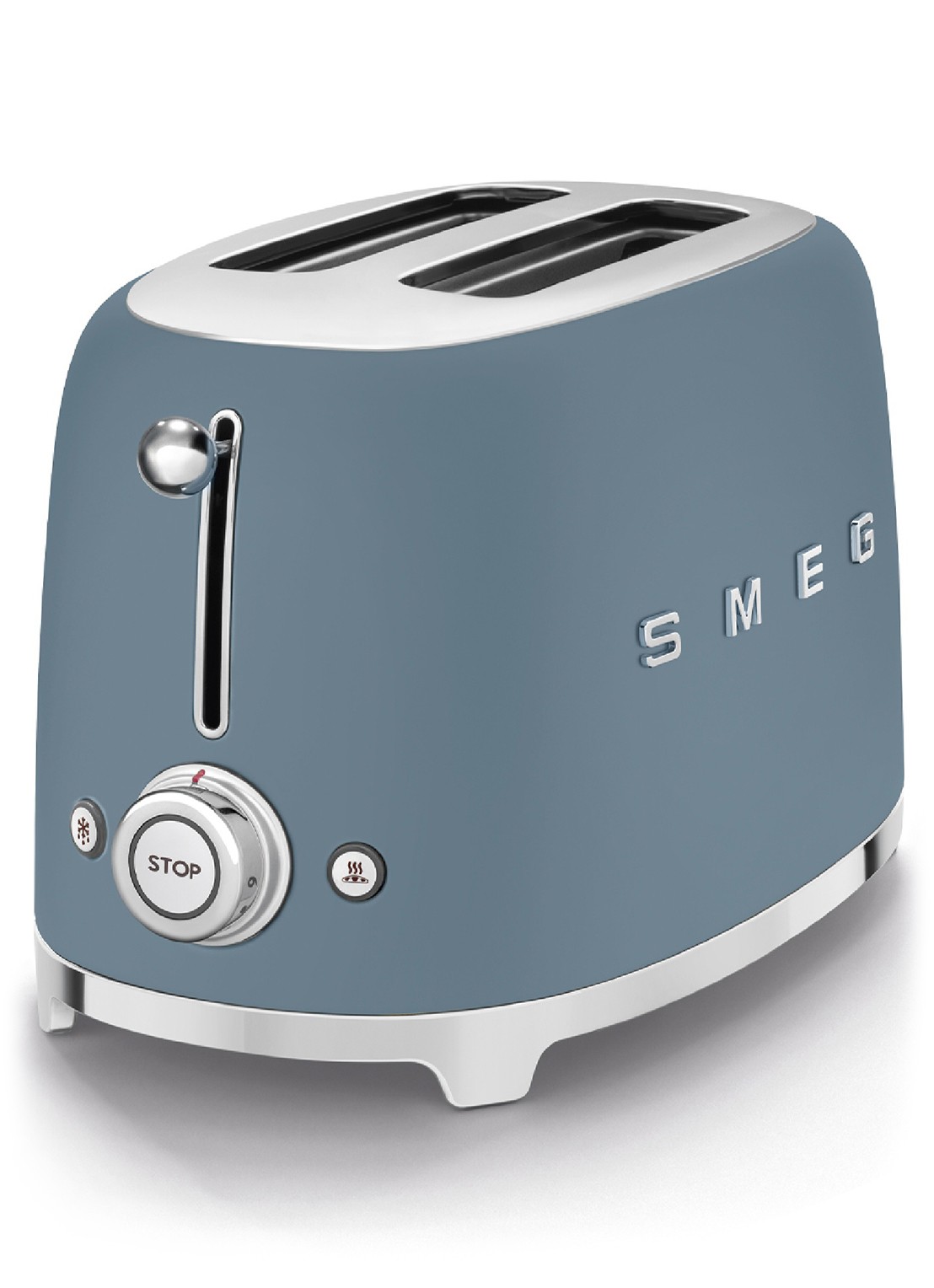 SMEG Broodrooster 2-slots TSF01SBMEU - voorkant 3 blauw