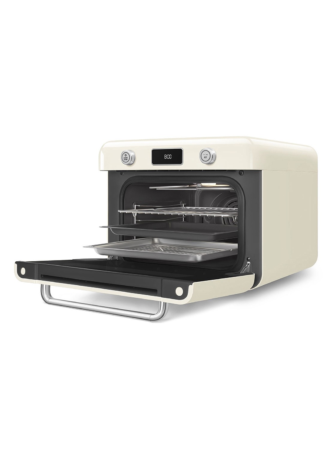 SMEG Combi stoomoven COF01 - achterkant beige
