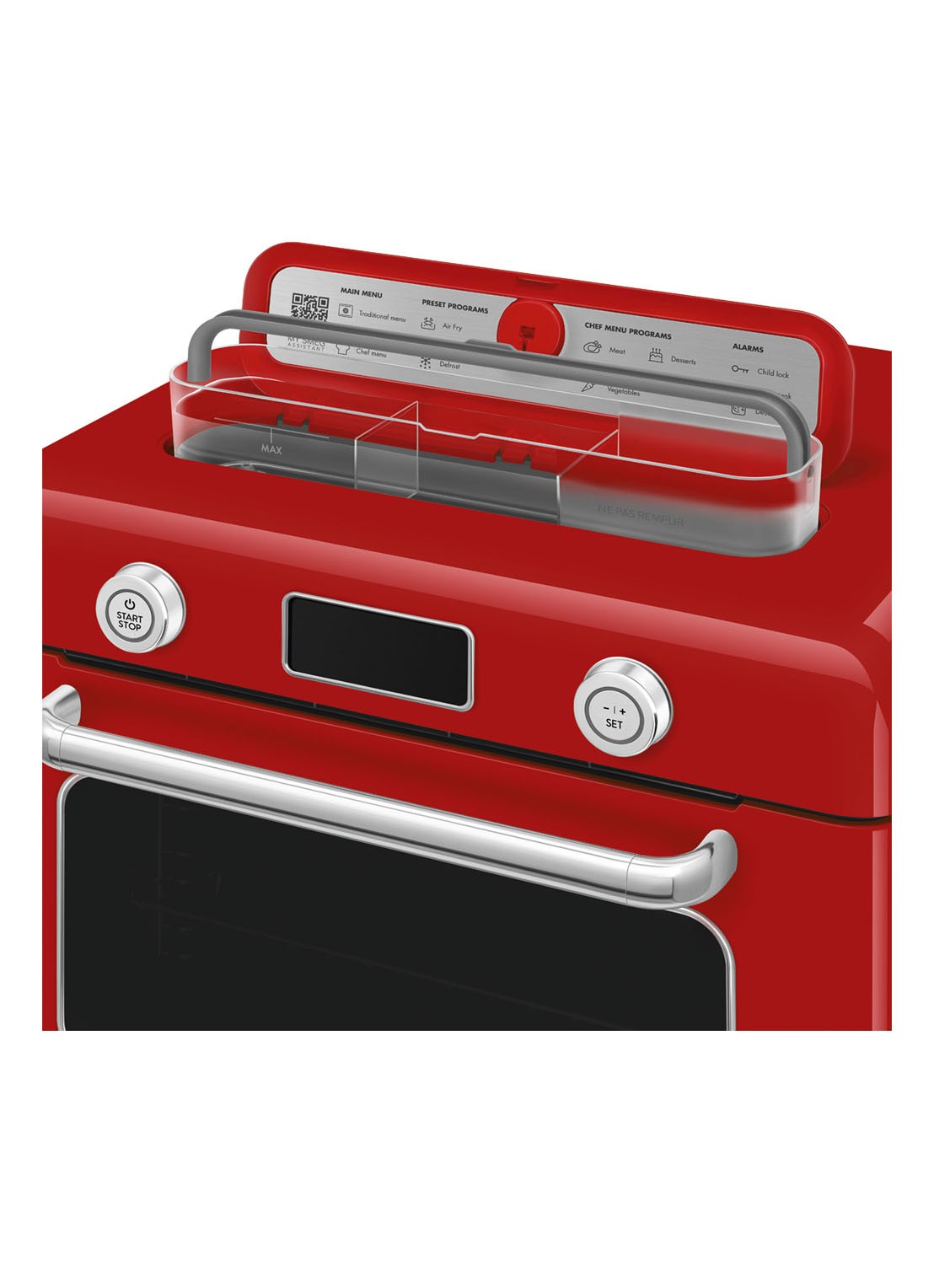 SMEG Combi stoomoven COF01 - detail 5 rood