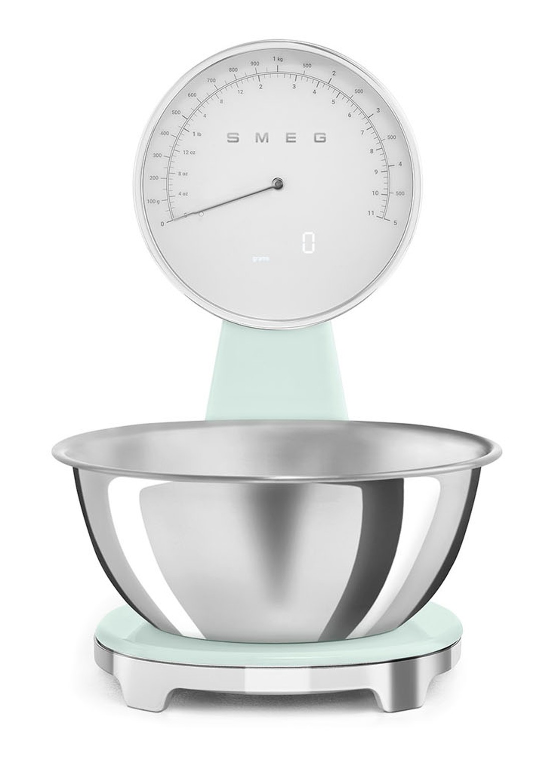 SMEG Digitale analoog keukenweegschaal - voorkant 4 mint