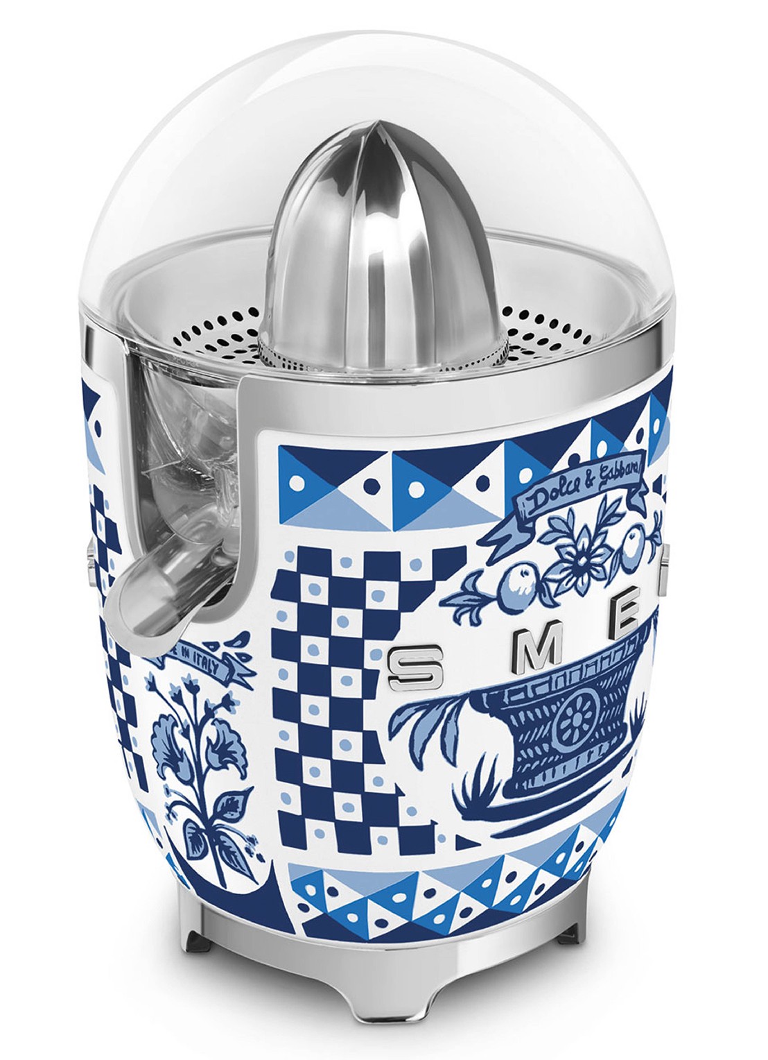 SMEG Dolce & Gabbana Blu Mediterraneo citruspers CJF01DGBEU - voorkant 2 blu mediterraneo