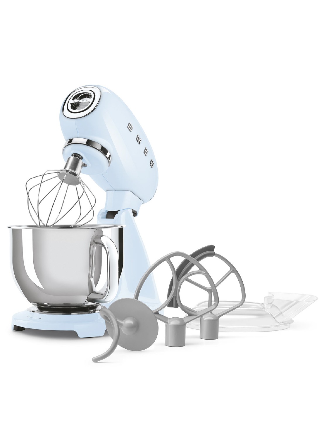 SMEG Keukenmachine SMF05 - achterkant 3 lichtblauw