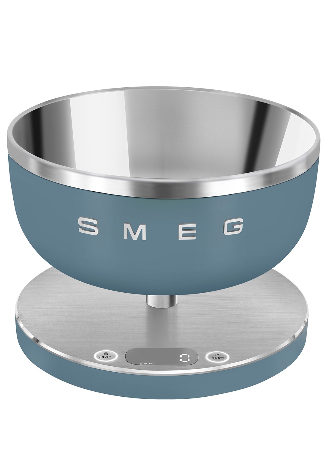SMEG Keukenweegschaal KSC01SBMWW - voorkant blauw