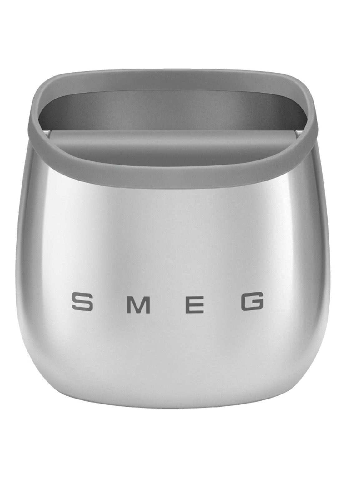 SMEG Koffie afklopbak 12,6 cm - voorkant metallic