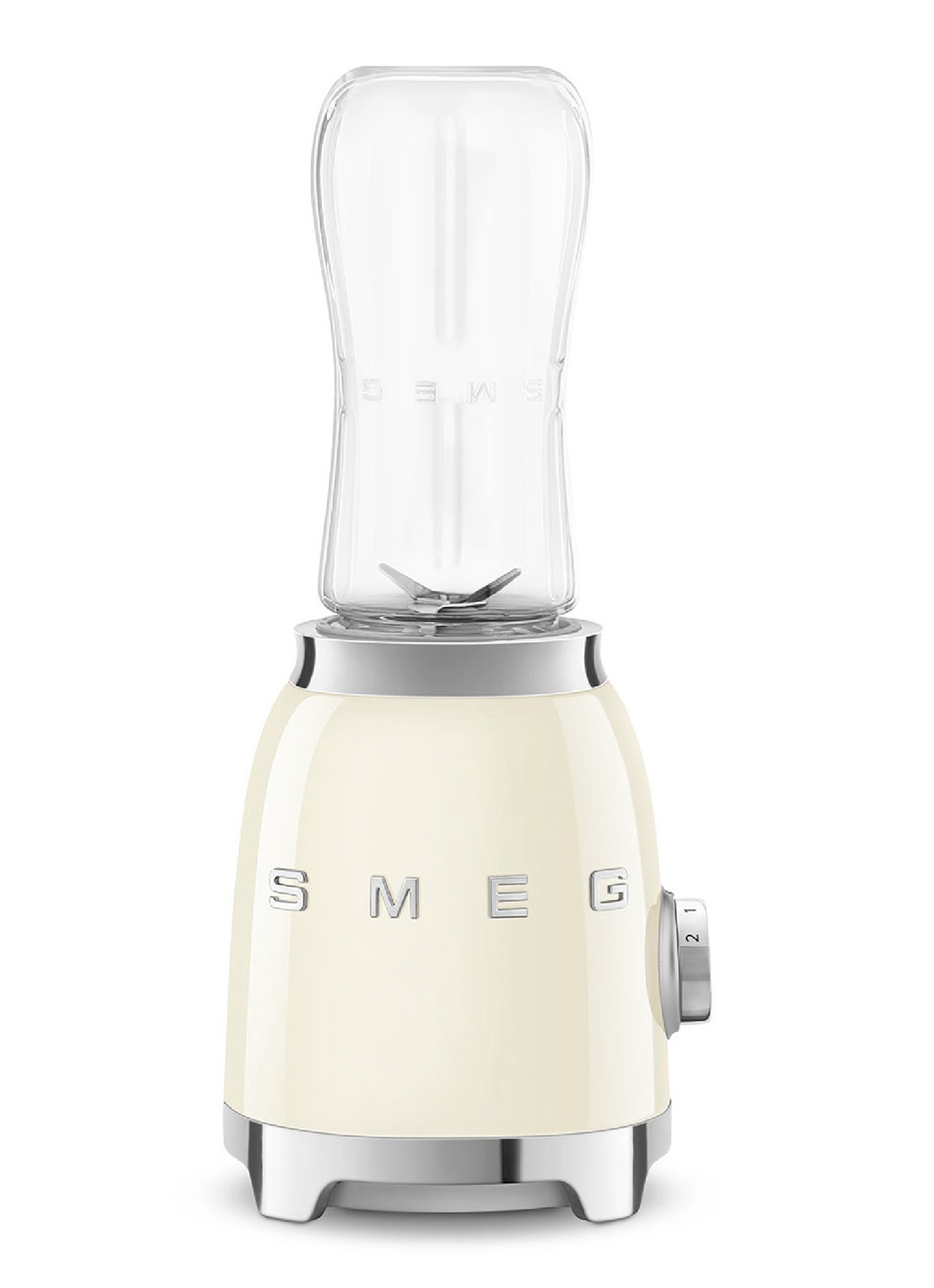 SMEG Personal blender 0,6 liter PBF01CREU - voorkant crème