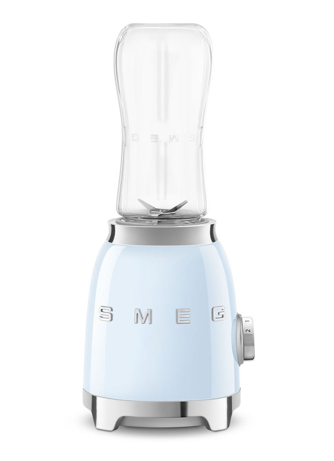 SMEG Personal blender 0,6 liter PBF01PBEU - voorkant 4 pastelblauw