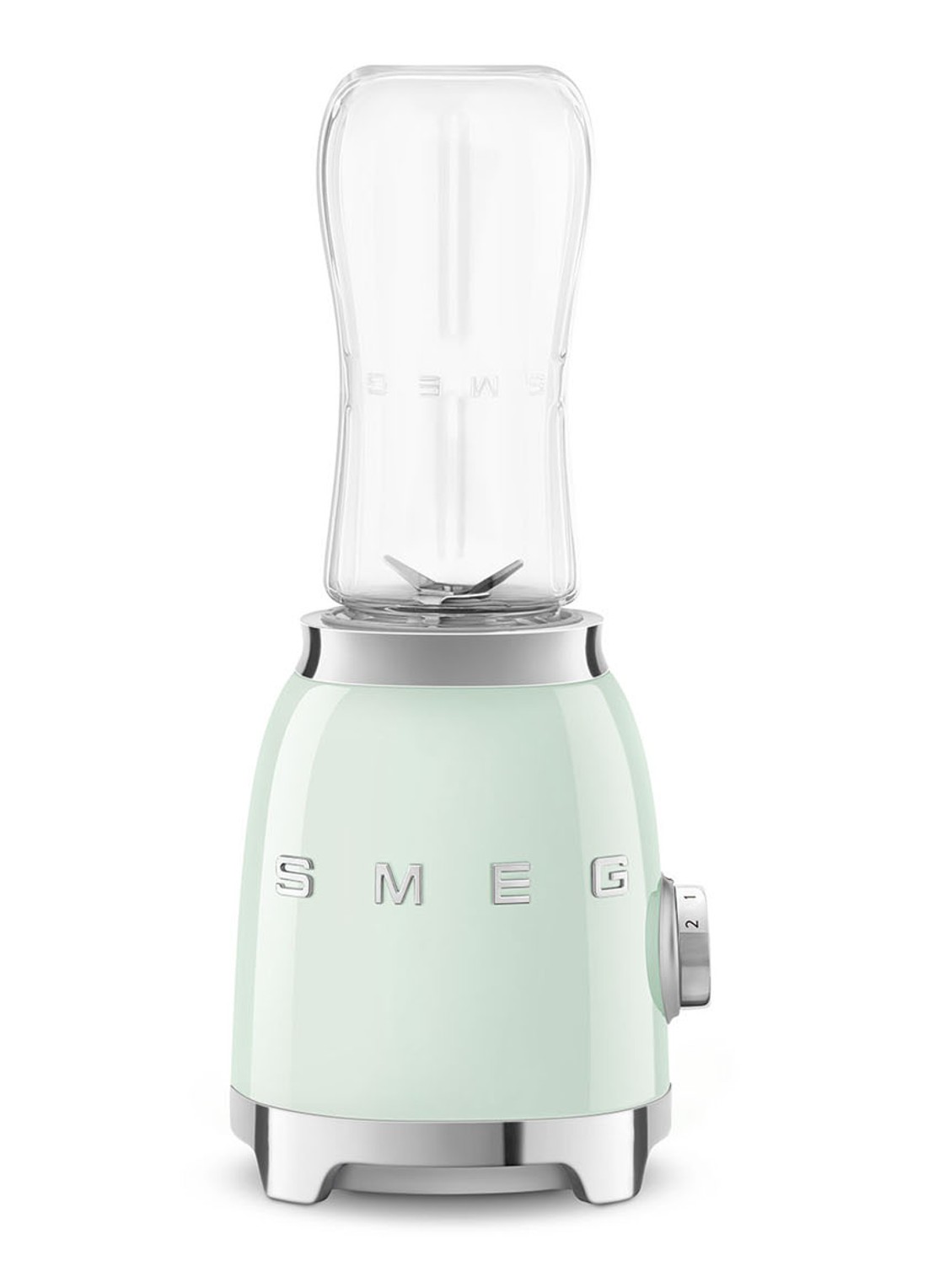 SMEG Personal blender 0,6 liter PBF01PGEU - voorkant 2 watergroen