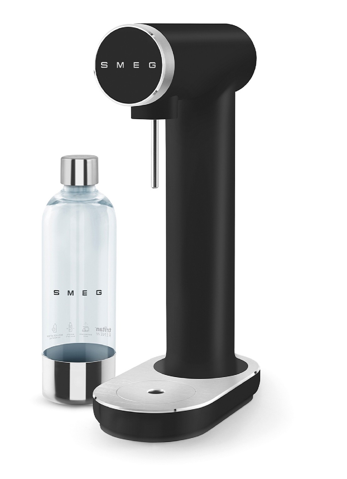 SMEG Sodamaker SKC01SBM - voorkant 2 zwart