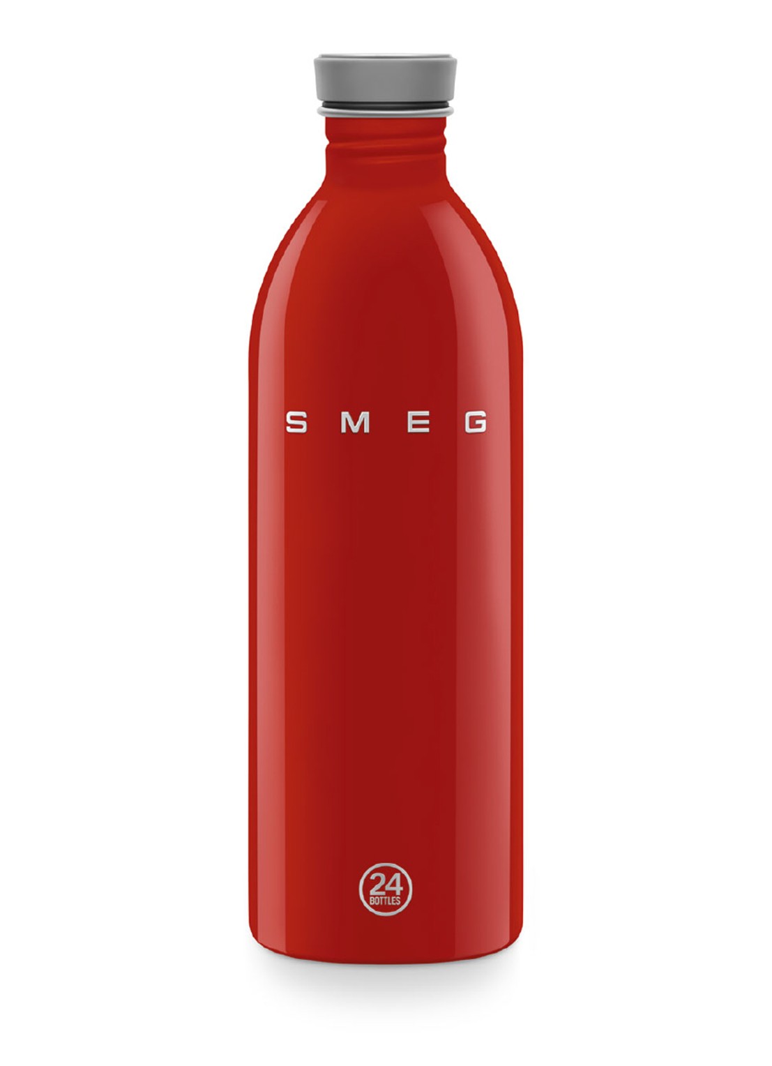 SMEG Urban waterfles 1 liter - voorkant rood