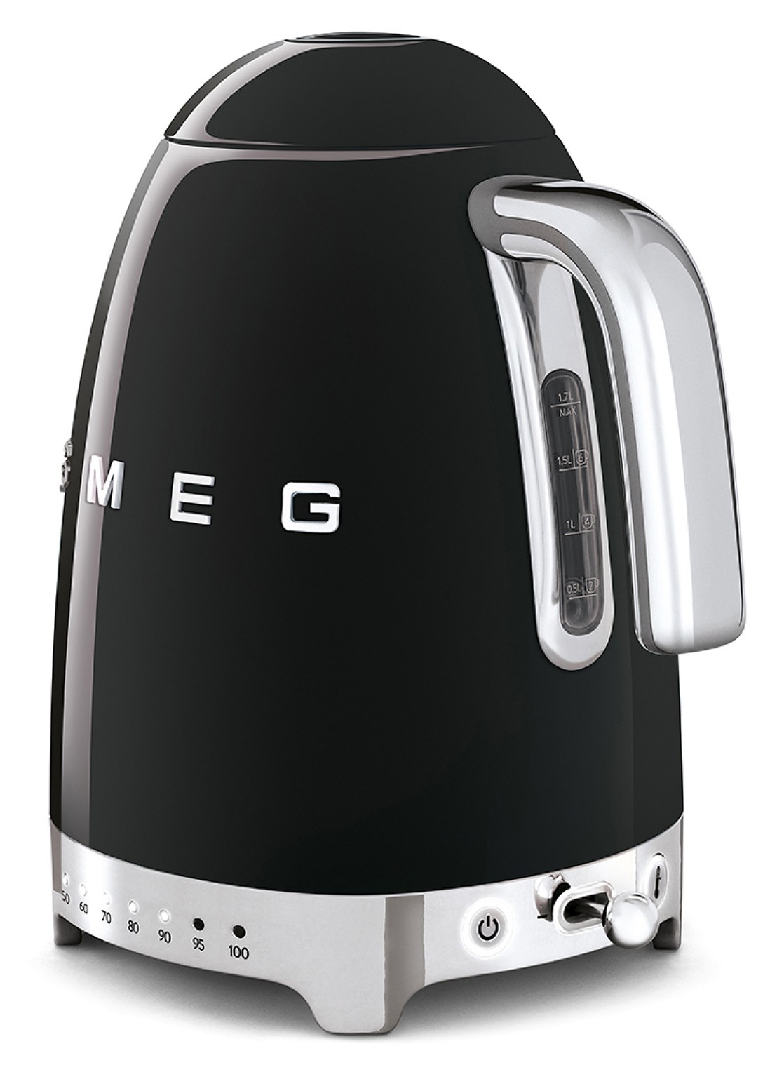 SMEG Waterkoker 1,7 liter KLF04BLEU  - achterkant zwart