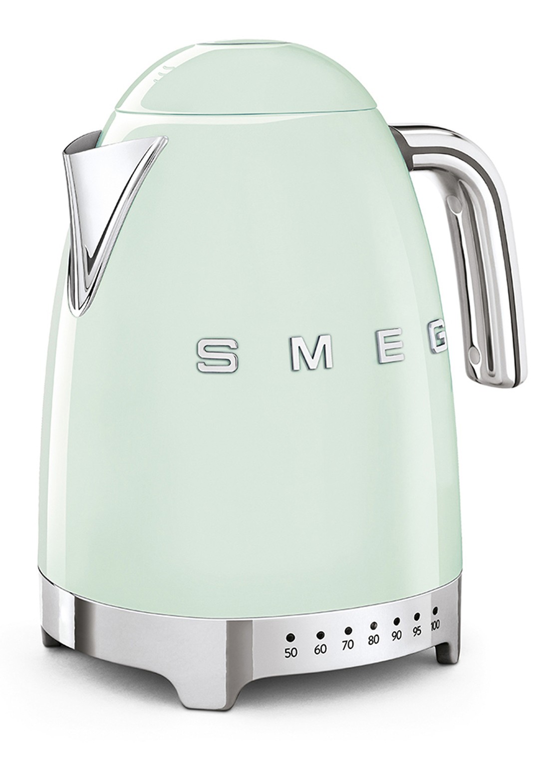SMEG Waterkoker 1,7 liter KLF04PGEU - voorkant 3 watergroen