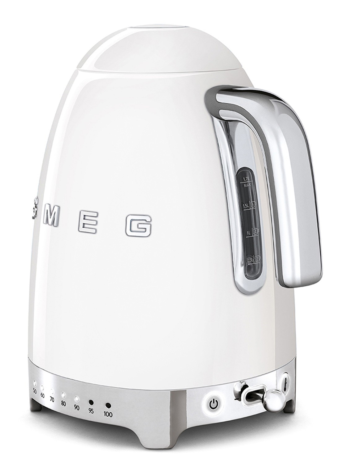 SMEG Waterkoker 1,7 liter KLF04WHEU - achterkant 5 wit