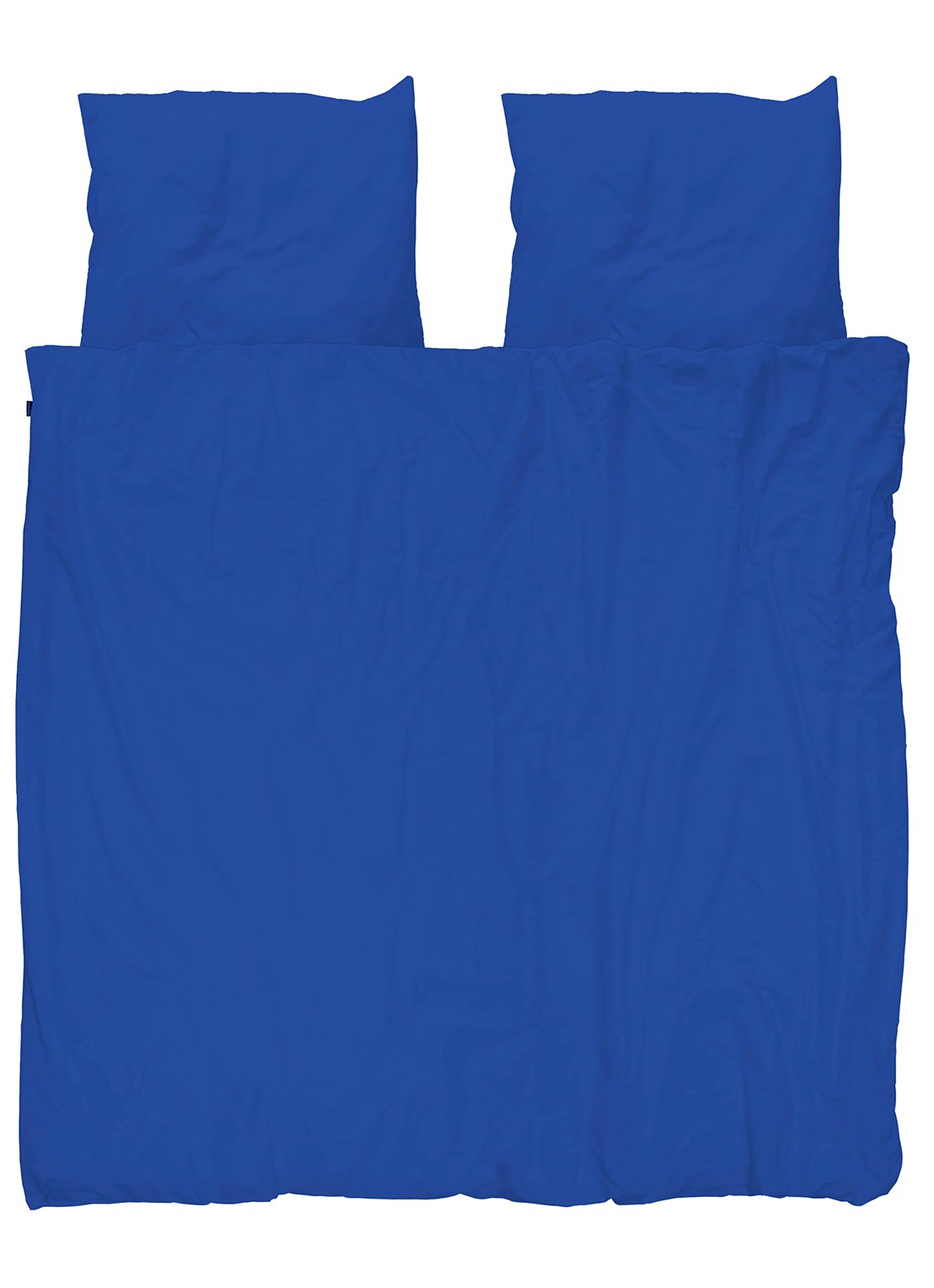 Snurk Royal Blue dekbedovertrek van  katoen - inclusief kussensloop - voorkant 2 blauw