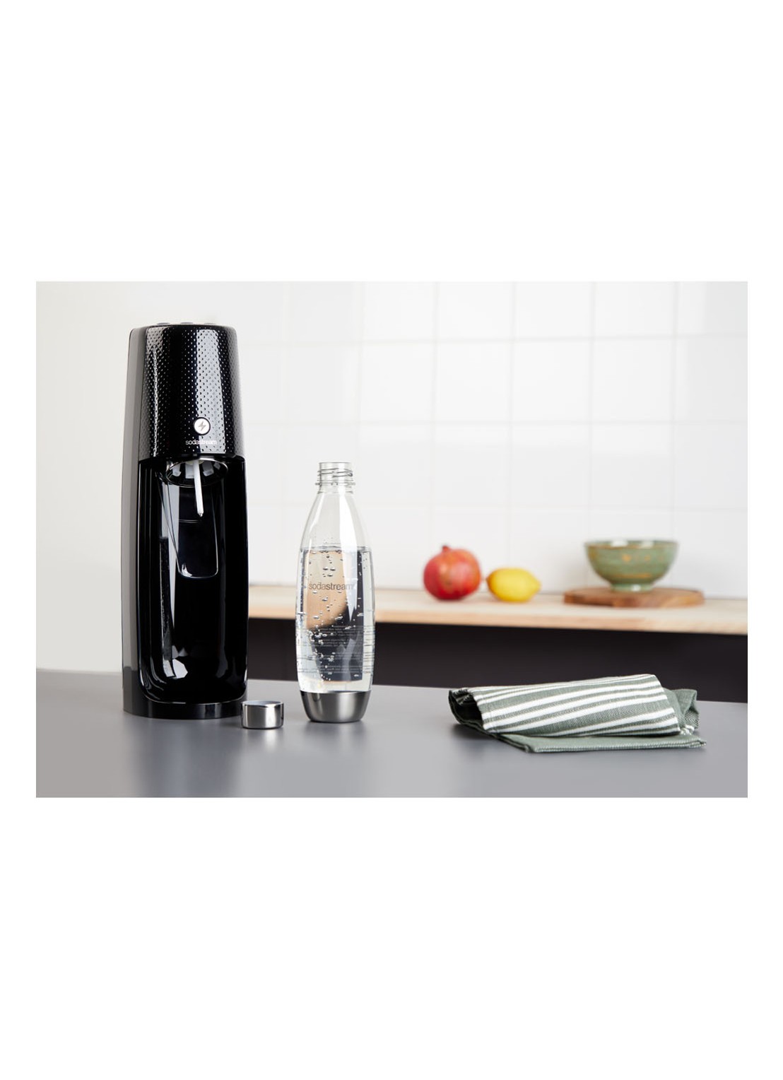 SodaStream Spirit bruiswatermaker megapack met 3 flessen en een Co2-cilinder - detail 2 zwart