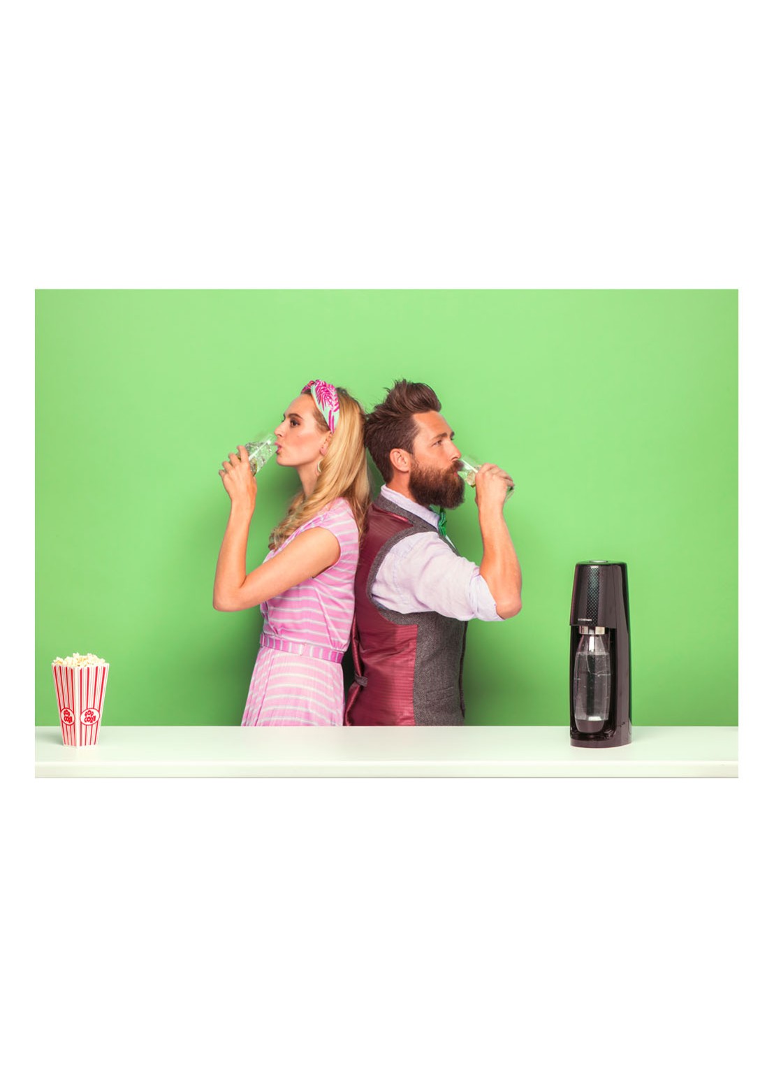 SodaStream Spirit bruiswatermaker megapack met 3 flessen en een Co2-cilinder - detail 4 zwart