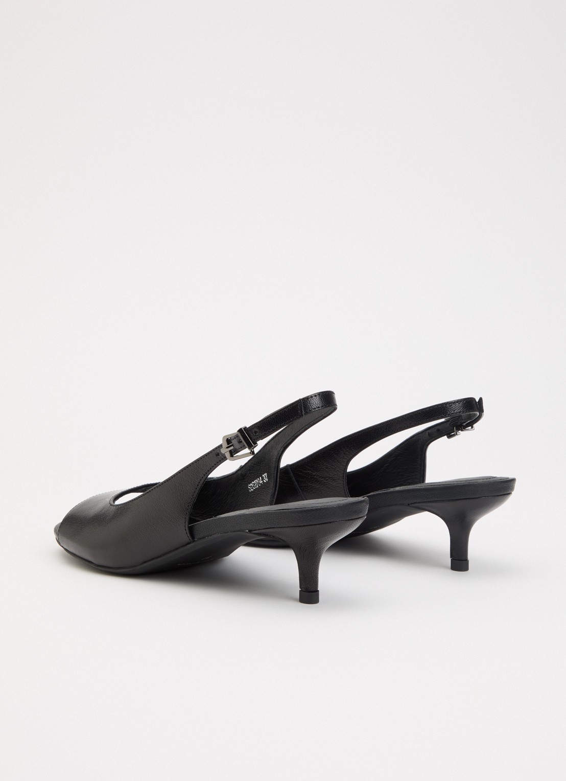 Sofie Schnoor Amies sandalette van leer - achterkant 5 zwart