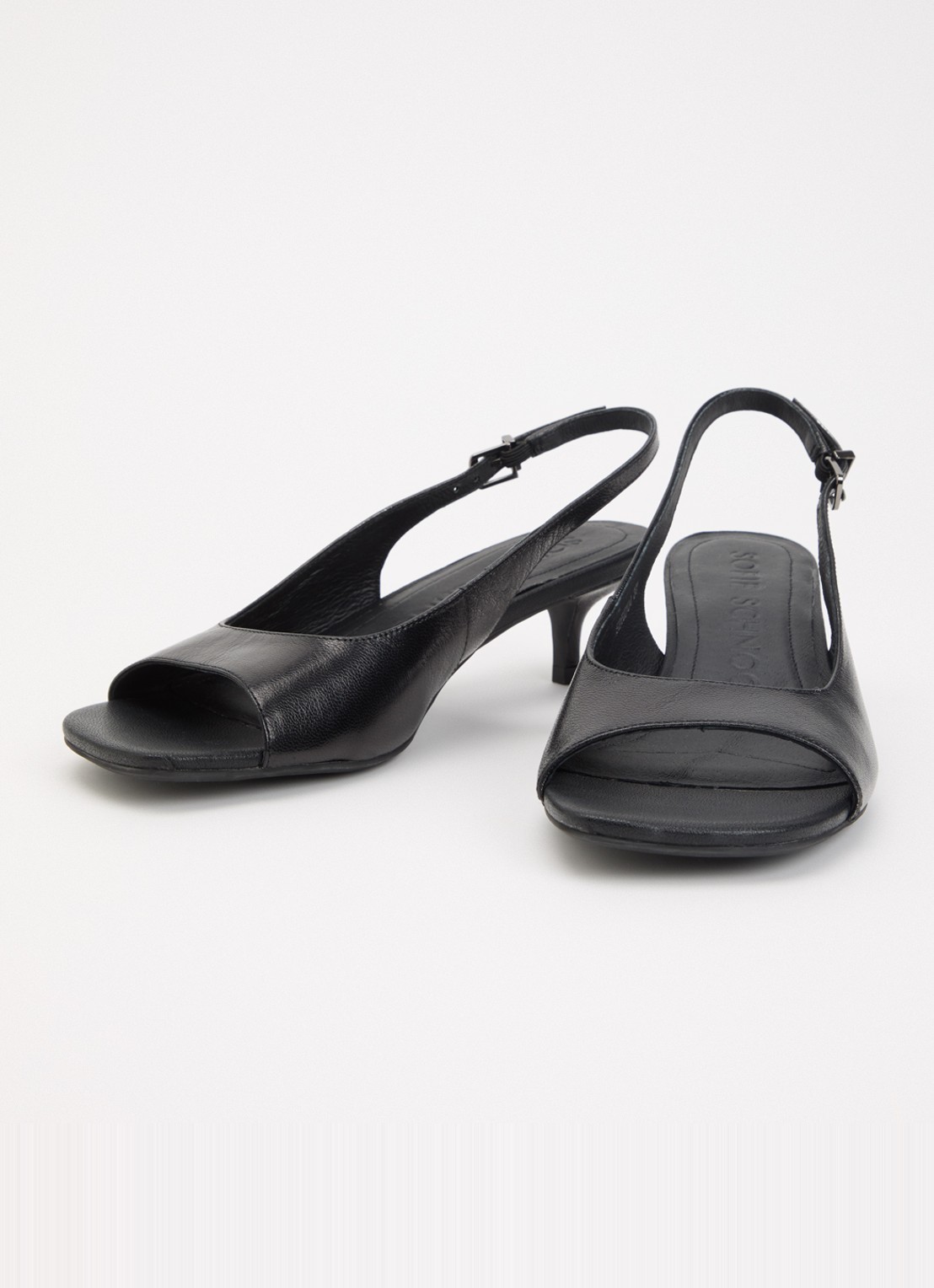 Sofie Schnoor Amies sandalette van leer - detail 2 zwart