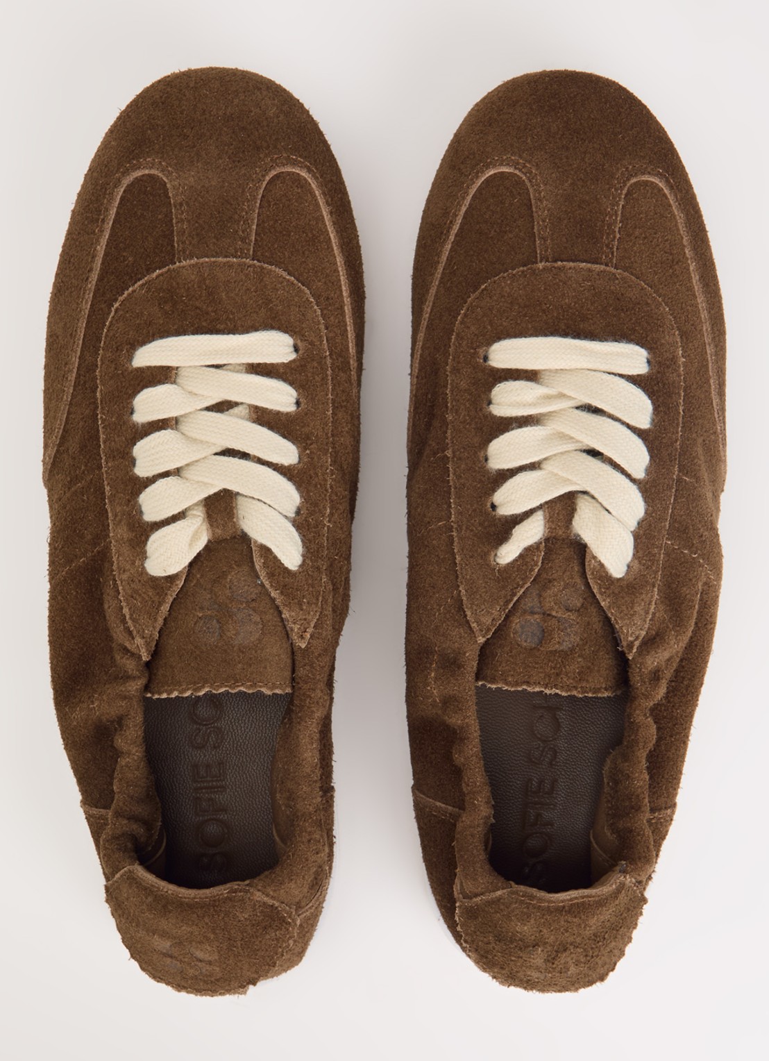 Sofie Schnoor Avysw sneakerina van suède - detail 3 lichtbruin