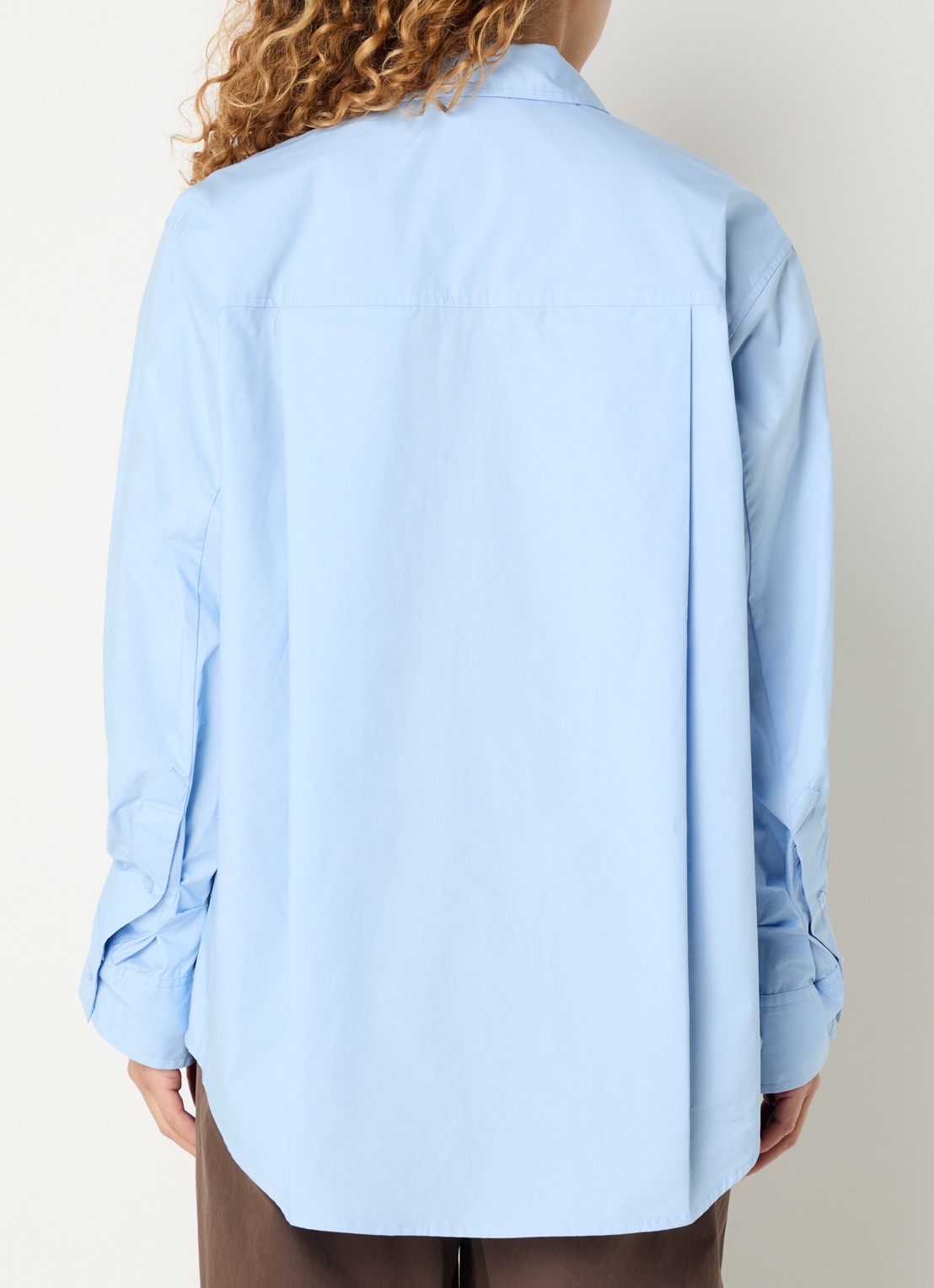 Sofie Schnoor Blouse met borstzak  - achterkant 2 staalblauw